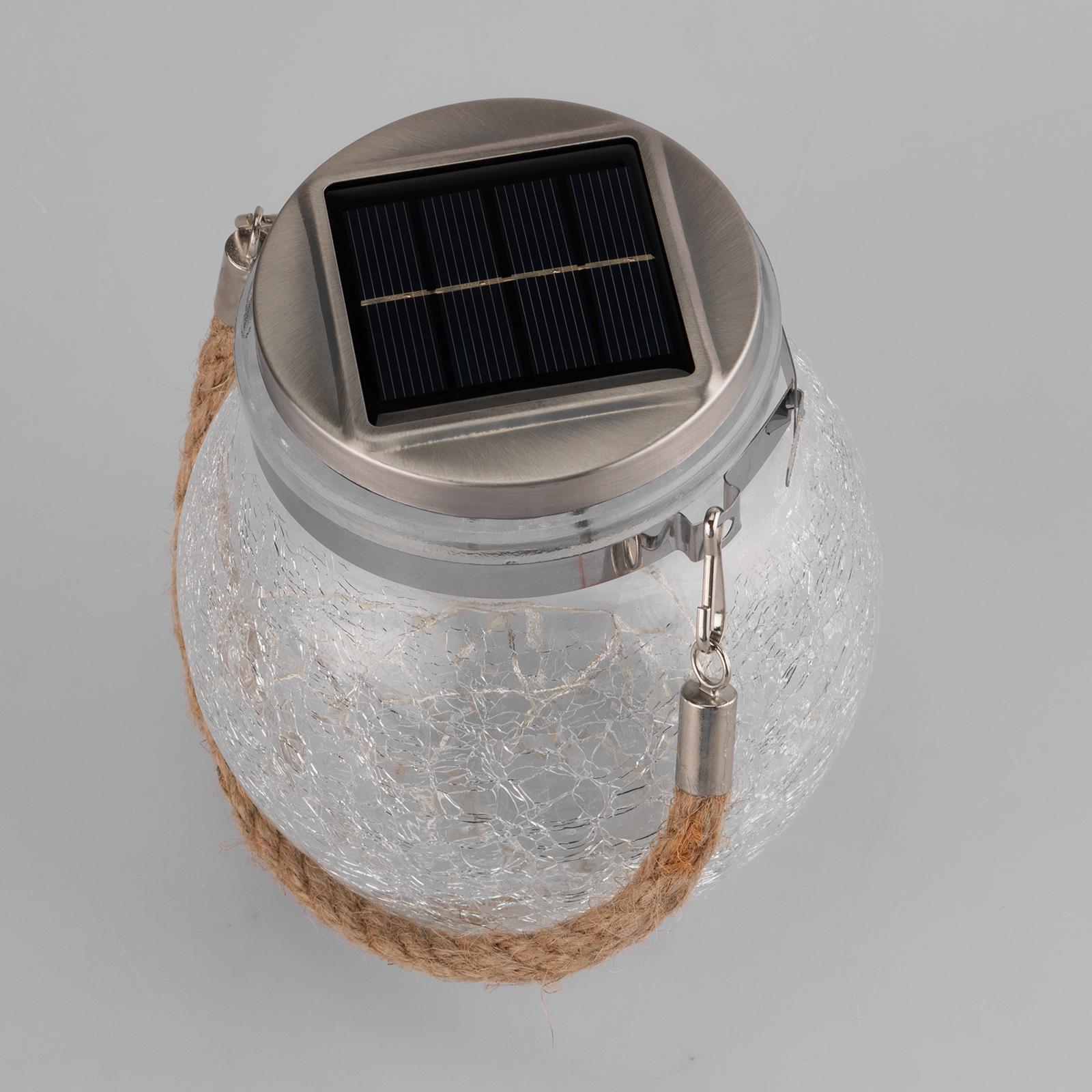 Lampa Solarna Ogrodowa LED MAGUS 3000K Latarenka Lampion na Baterie Kula Szklana Słoik LUMILED - skład produktu