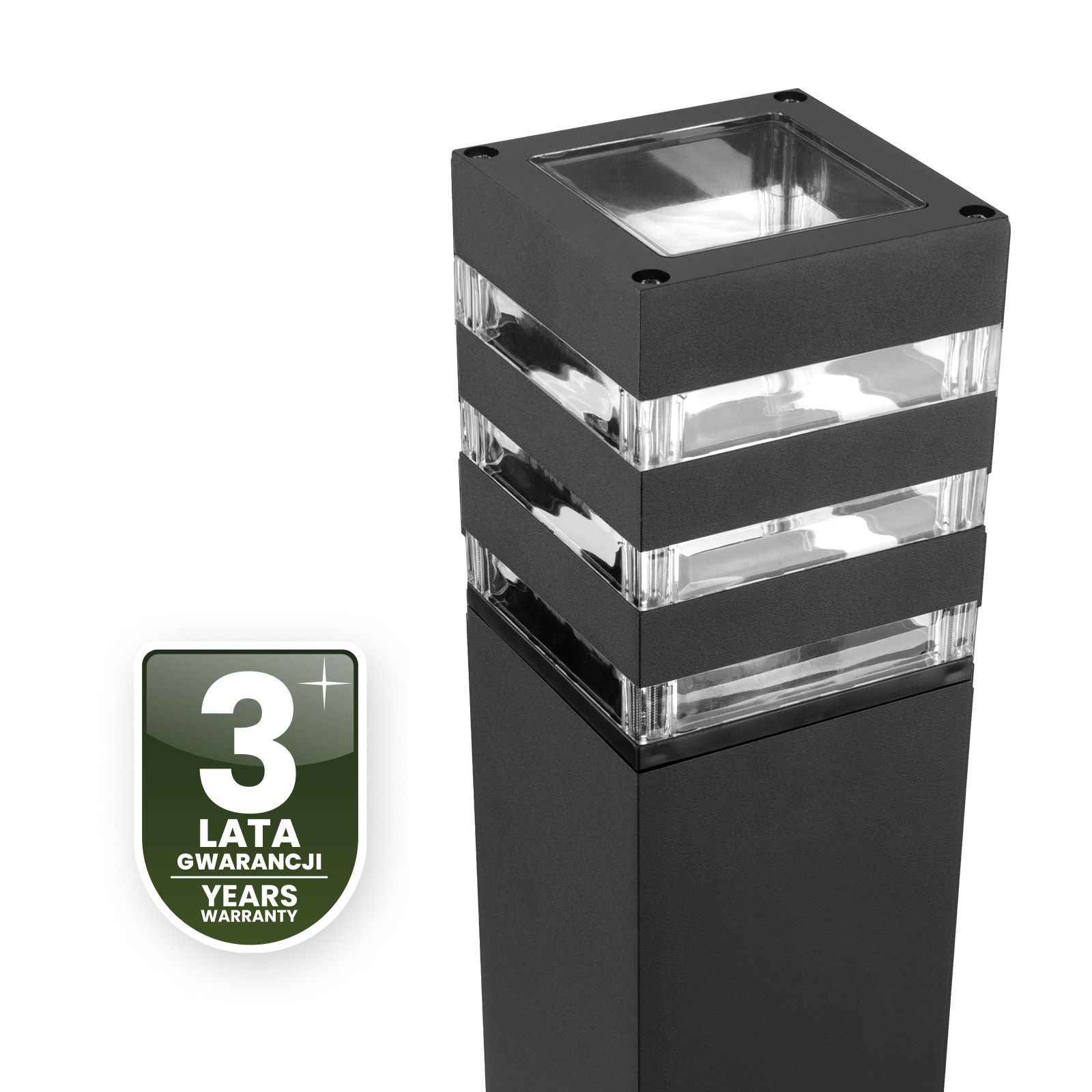 Lampa Ogrodowa Słupek Zewnętrzny Stojący E27 LED TAXUS 2 80cm LUMILED - czwarta cecha produktu