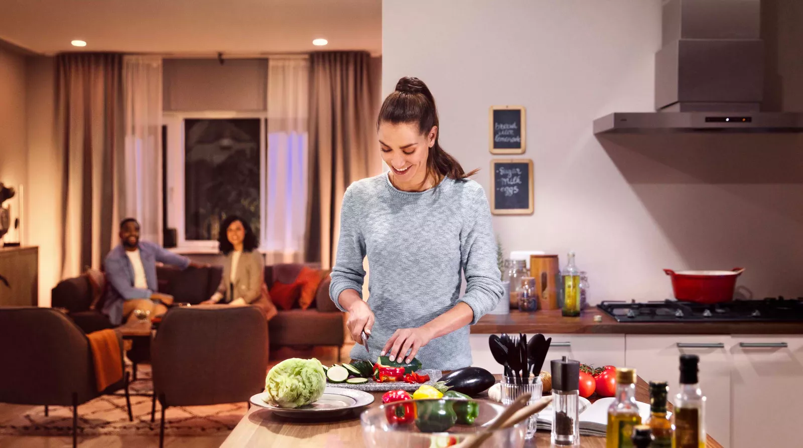 Oprawa Podtynkowa Wpuszczana LED Hermetyczna IP44 Łazienkowa 4.2W 400lm IP44 White Ambiance TW Biała Inteligentna SMART Zigbee Bluetooth Adore Philips HUE - druga cecha produktu