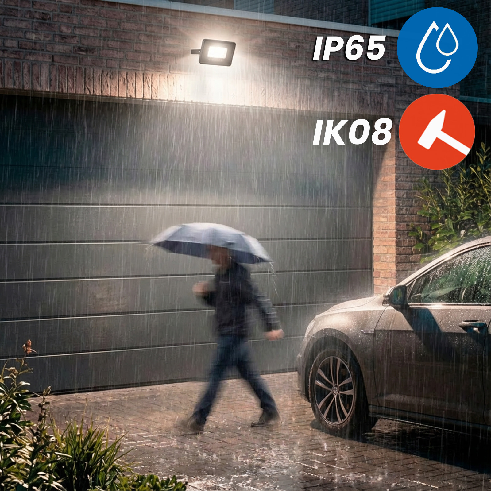 Naświetlacz LED ZONER 50W 5000LM 4000K IP65 Czarny LUMILED - druga cecha produktu