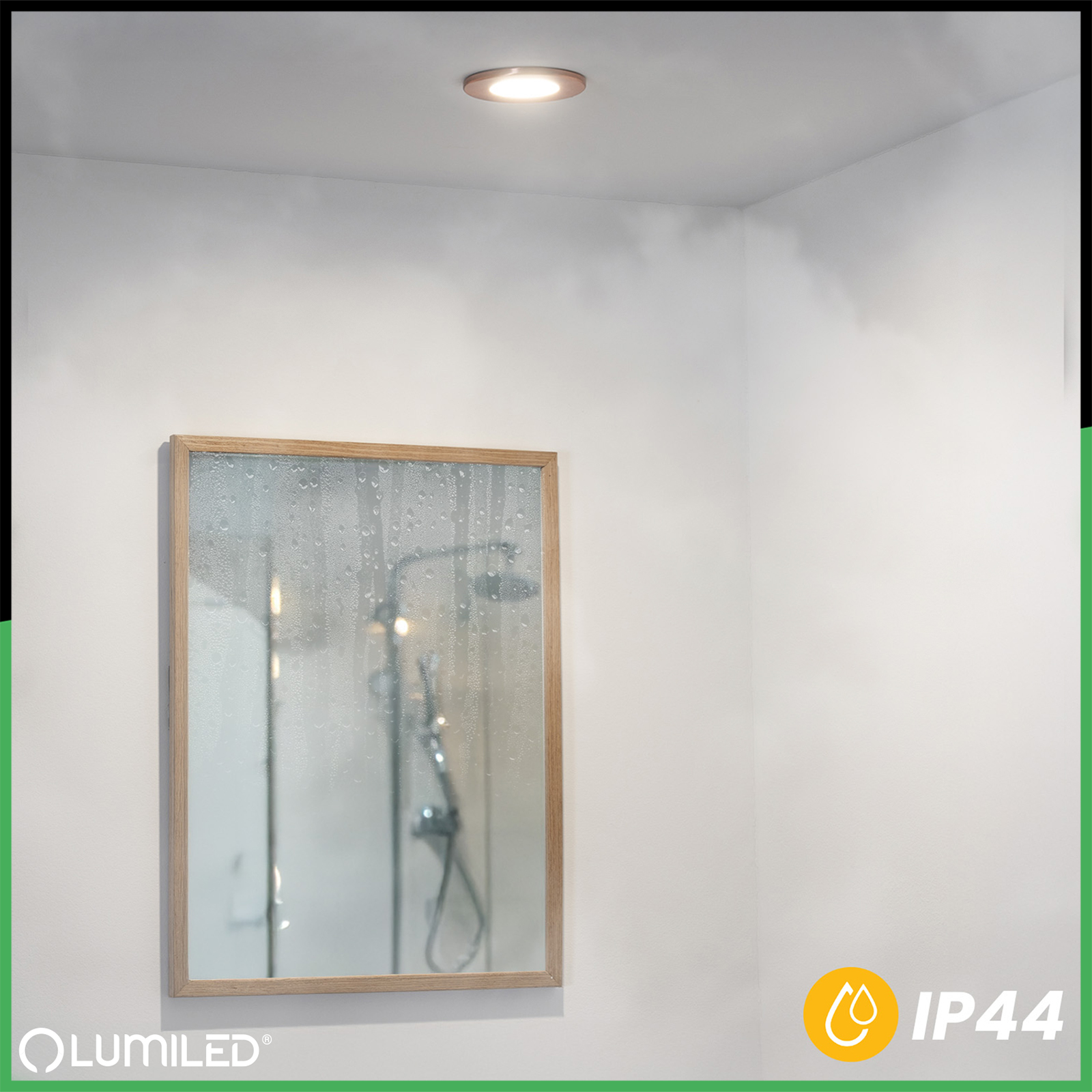 Oprawa Halogenowa Podtynkowa Wpuszczana LED MR16 Okrągła Miedziana AQUS Lumiled - pierwsza cecha produktu