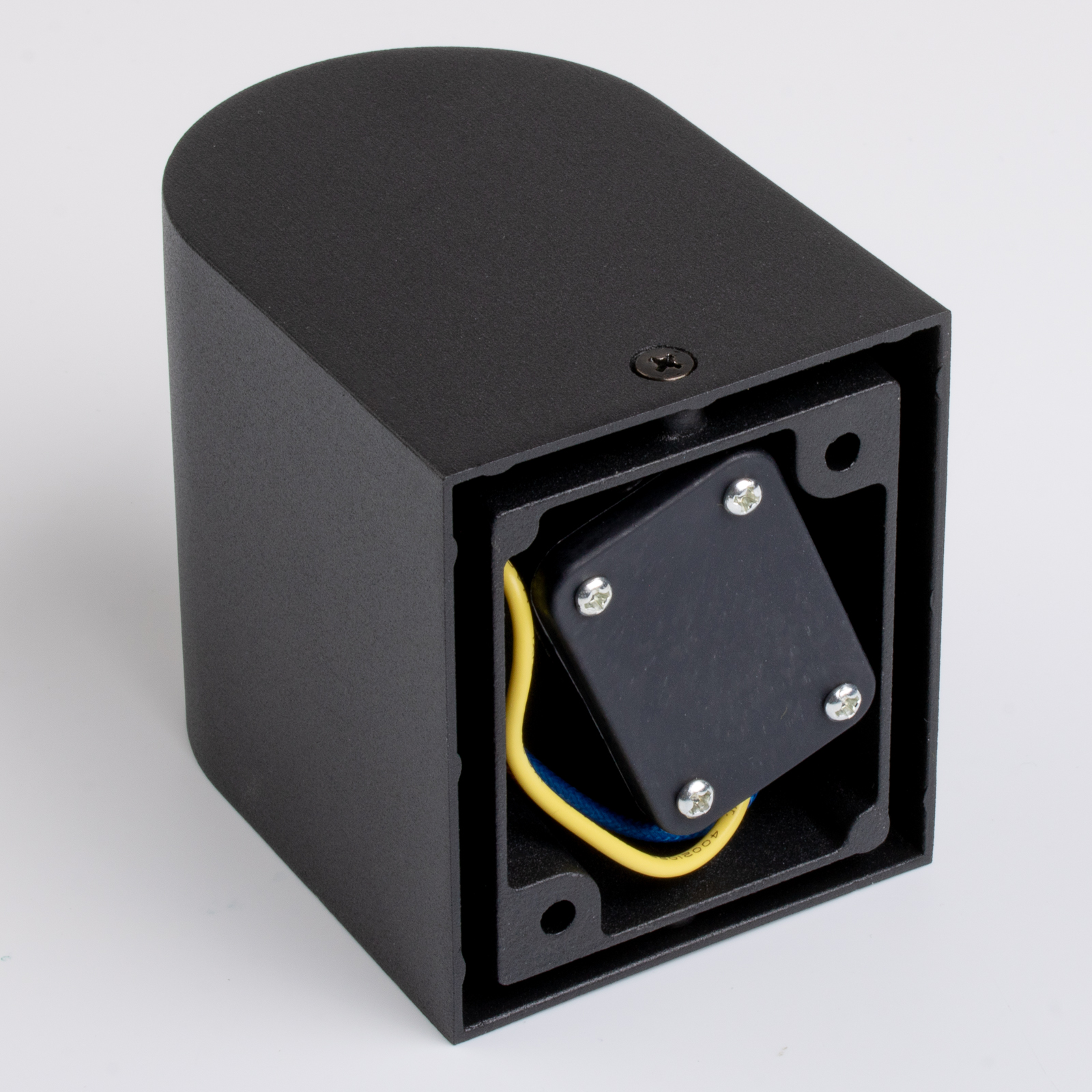 Kinkiet Ogrodowy Elewacyjny Lampa Zewnętrzna GU10 ALLIUM Czarna LUMILED - trzecia cecha produktu