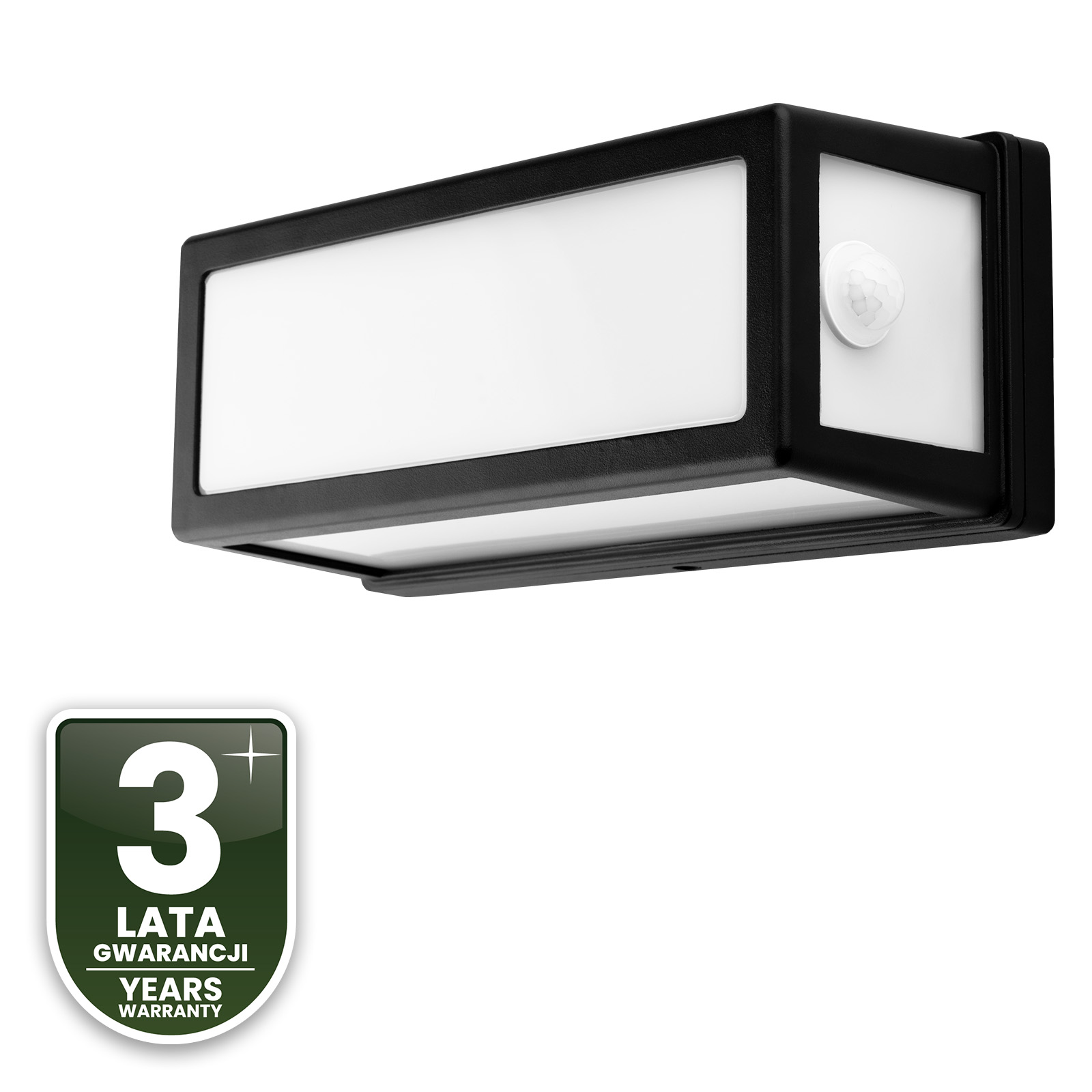 Lampa Ogrodowa Kinkiet Elewacyjny E27 Prostokątny Czujnik Ruchu DOMLO LUMILED - czwarta cecha produktu