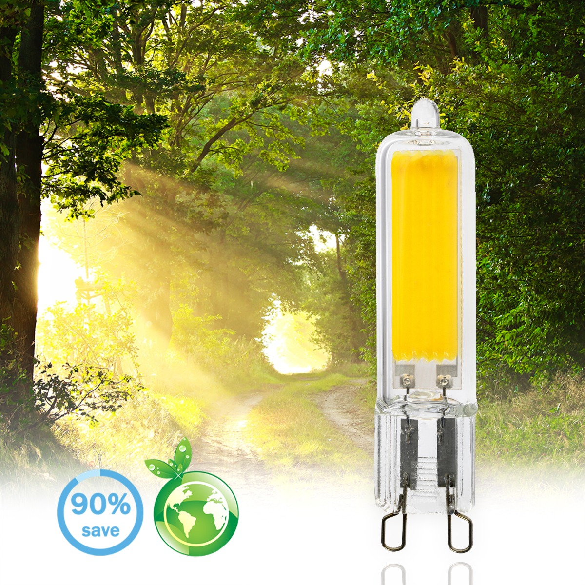 Żarówka LED G9 Kapsułka 5W = 50W 560lm 6500K Zimna 360° FILAMENT LUMILED - pierwsza cecha produktu