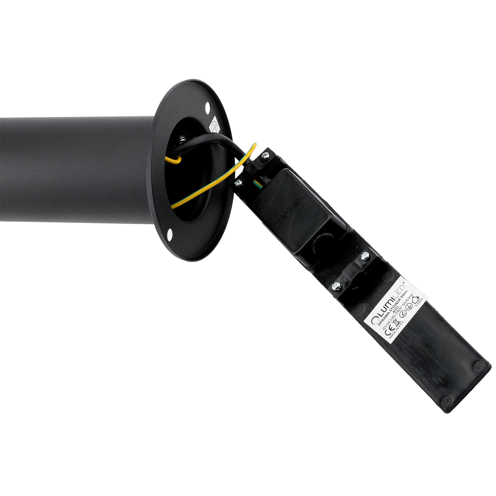Lampa Ogrodowa Oprawa SŁUPEK Reflektor Zewnętrzny Stojąca 45 cm GU10 ASTI LUMILED - druga cecha produktu