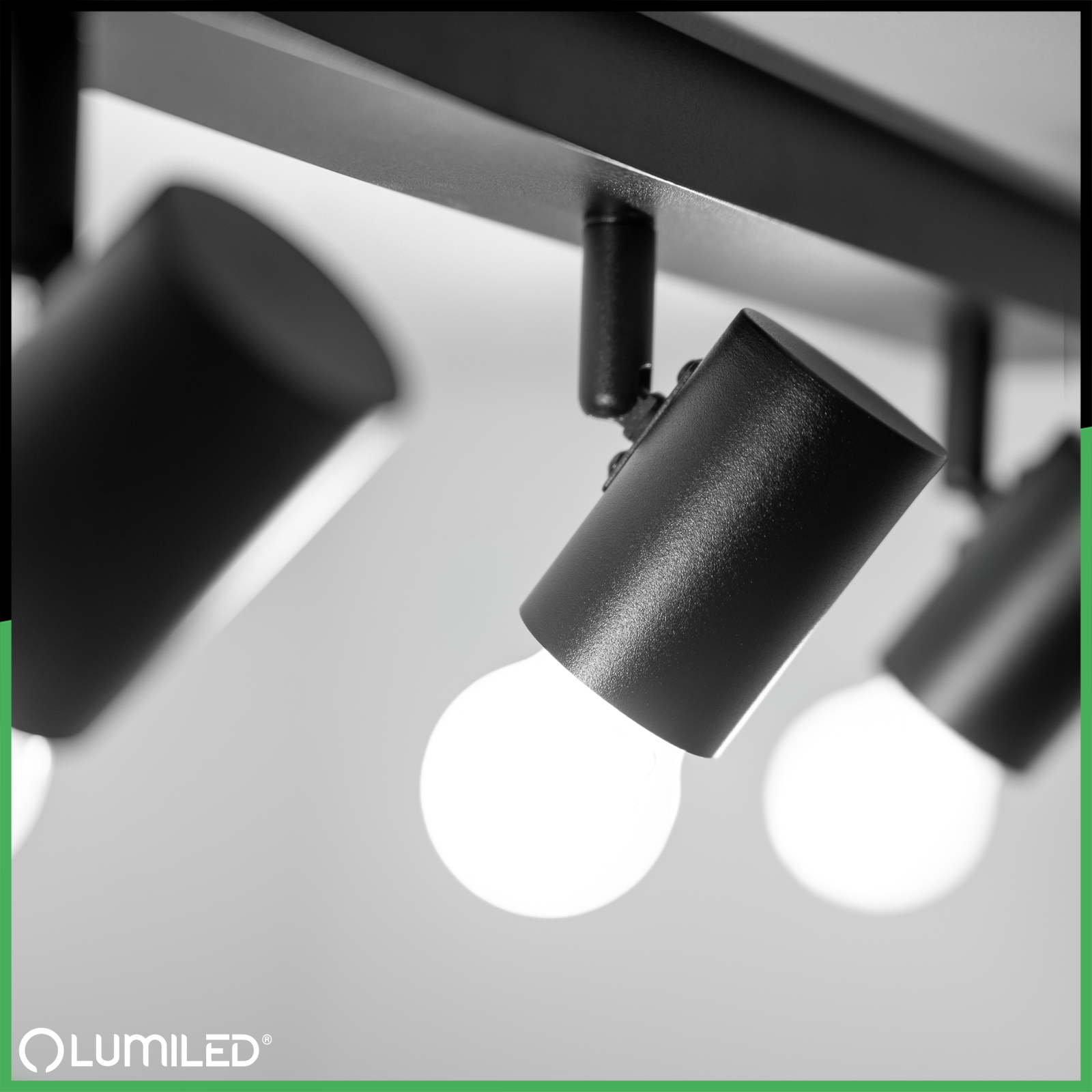 Lampa Sufitowa SPOT TUBA Reflektor Oprawa Halogenowa 4x E27 GLASA LUMILED - trzecia cecha produktu