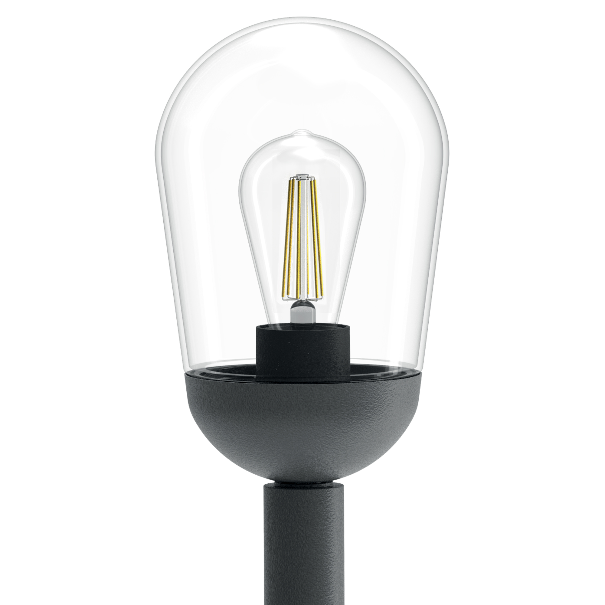 Lampa Ogrodowa Zewnętrzna E27 Czarny SŁUPEK 100cm OVALIS LUMILED - czwarta cecha produktu