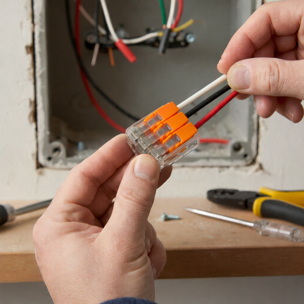 Szybkozłączka Elektryczna na Drut 3x4mm 3 Torowa 32A 450V 10 Szt Lumiled - obszar zastosowań