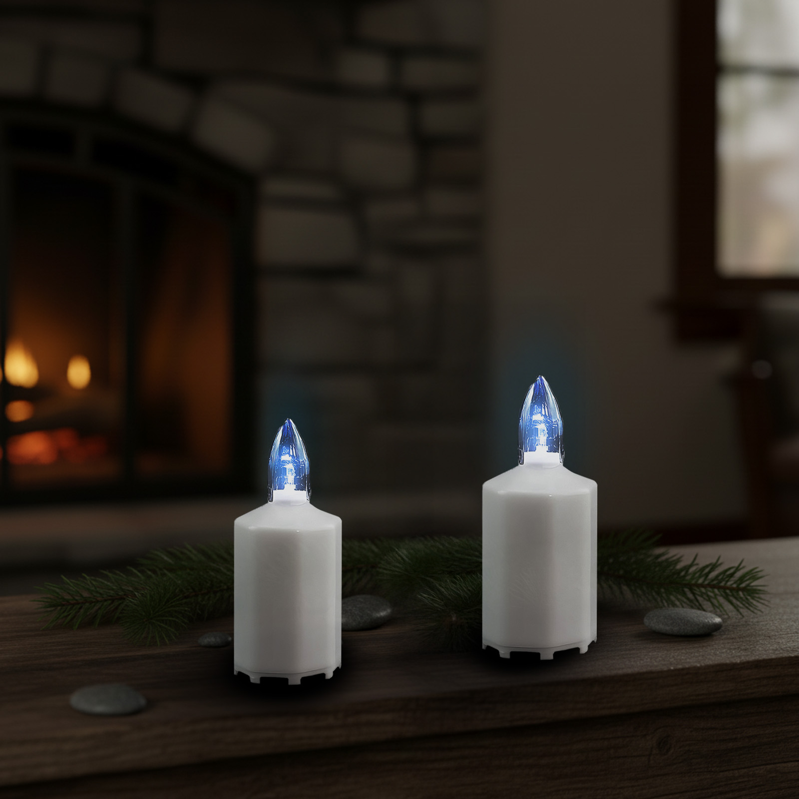 Zestaw 15x Znicz Elektryczny LED Świeca Wkład Nagrobkowy + 30 Baterii R6 Biały - obszar zastosowań