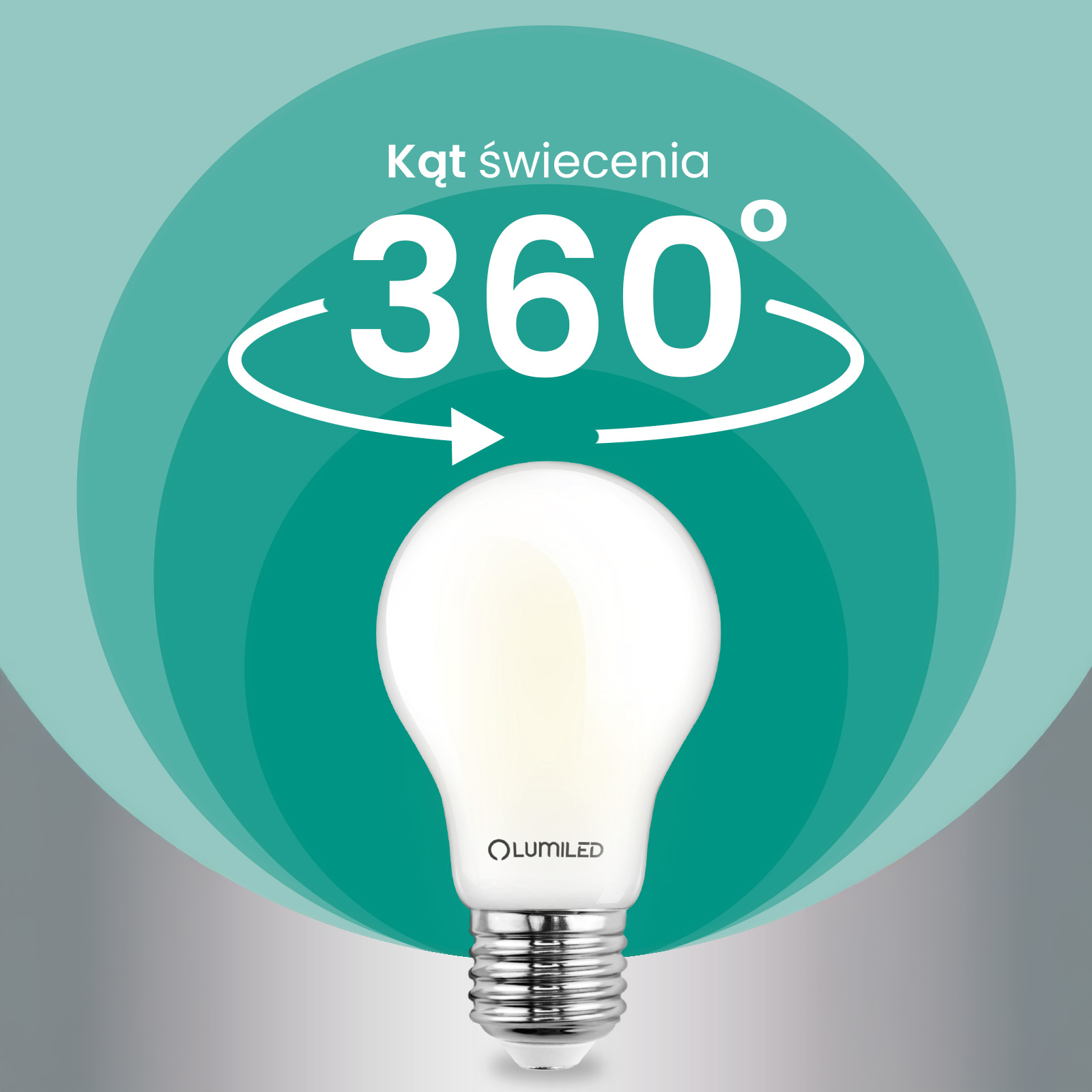 6x Żarówka LED E27 A60 4,9W 1055lm = 75W 4000K Neutralna 360° Filament KLASA A LUMILED - druga cecha produktu