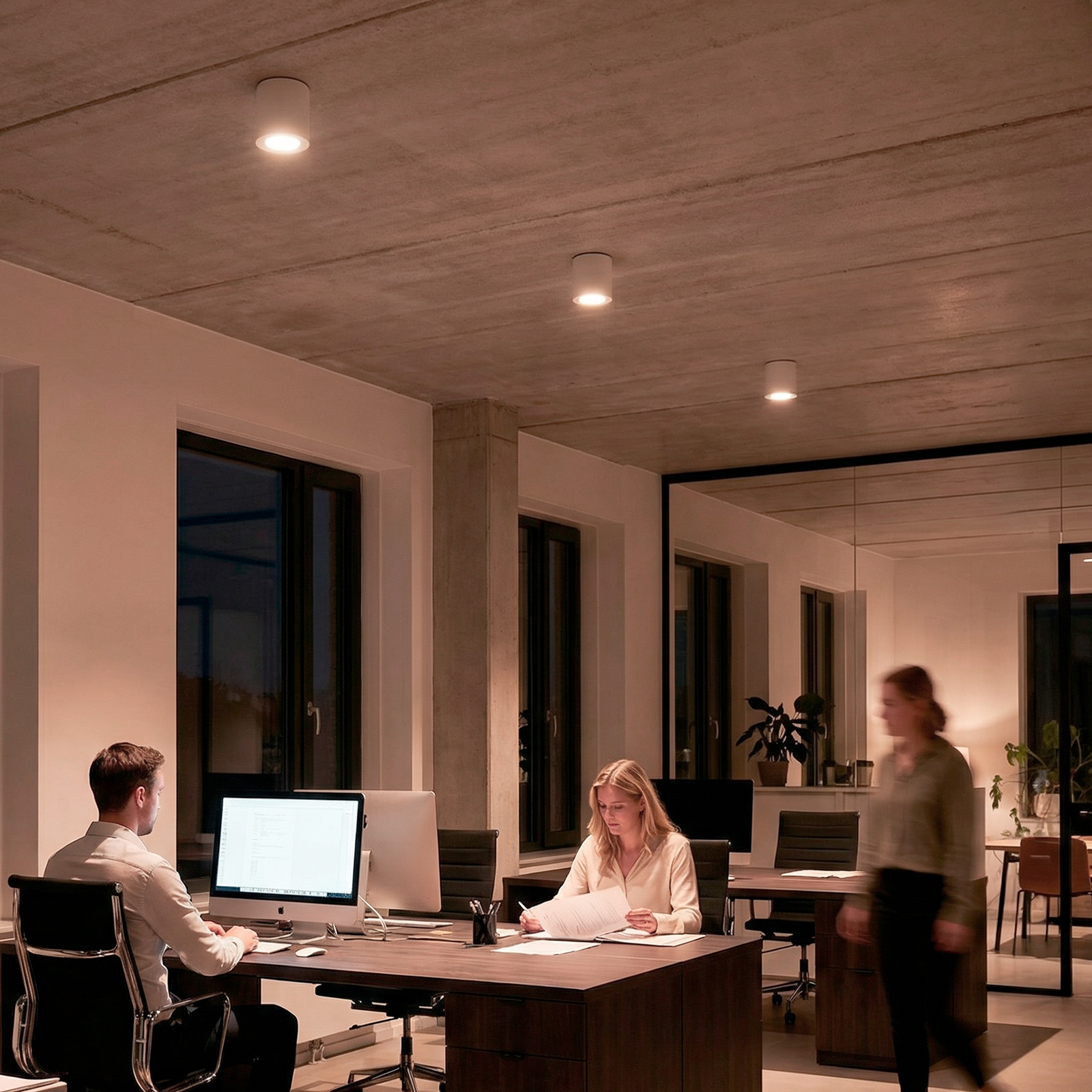 Oprawa Natynkowa HALOGENOWA Spot Tuba Lampa Sufitowa EGIO GU10 Okrągła Biała LUMILED - pierwsza cecha produktu