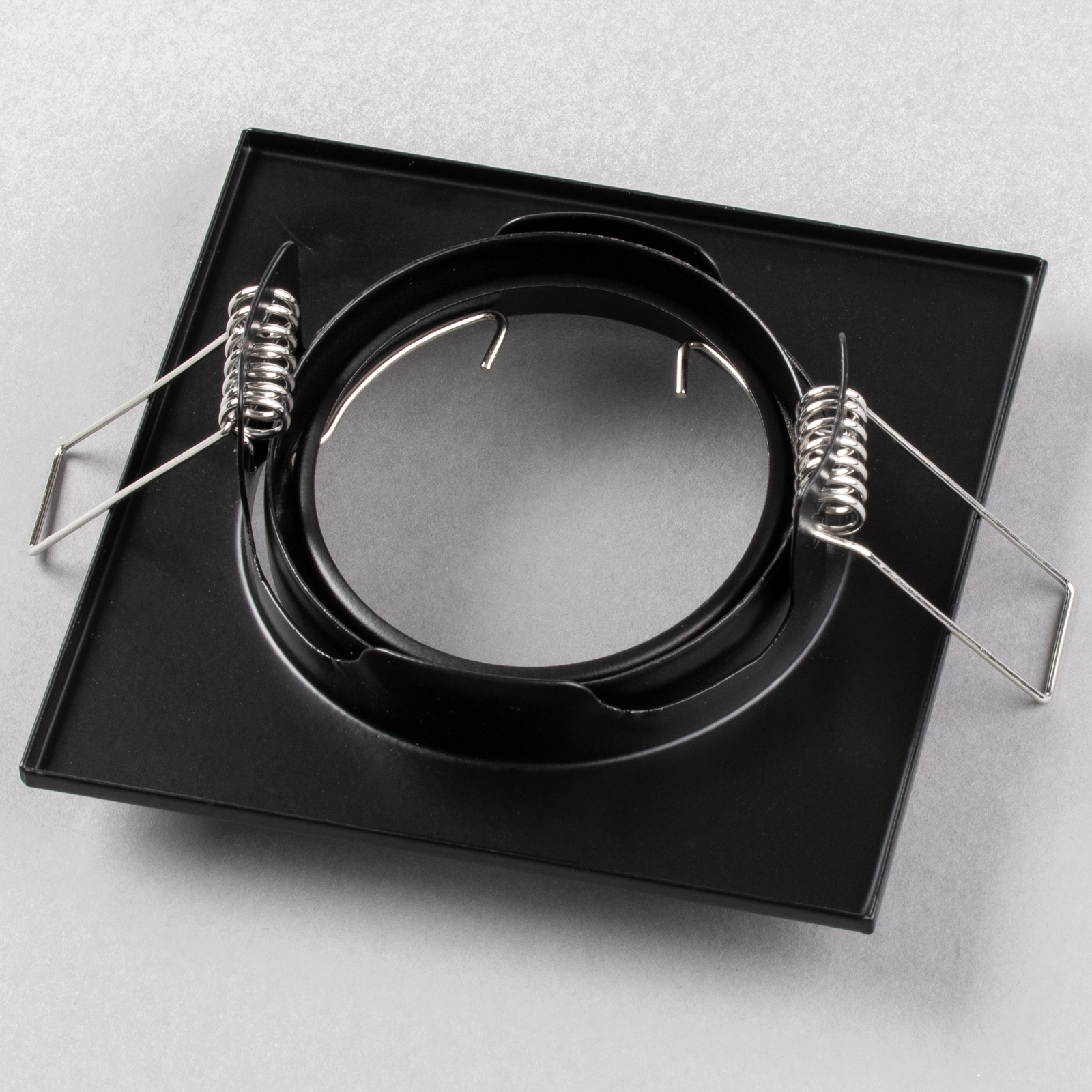 Oprawa HALOGENOWA Podtynkowa Ruchoma Kwadrat PICTOR Czarna Blacha MR16 GU10 - trzecia cecha produktu