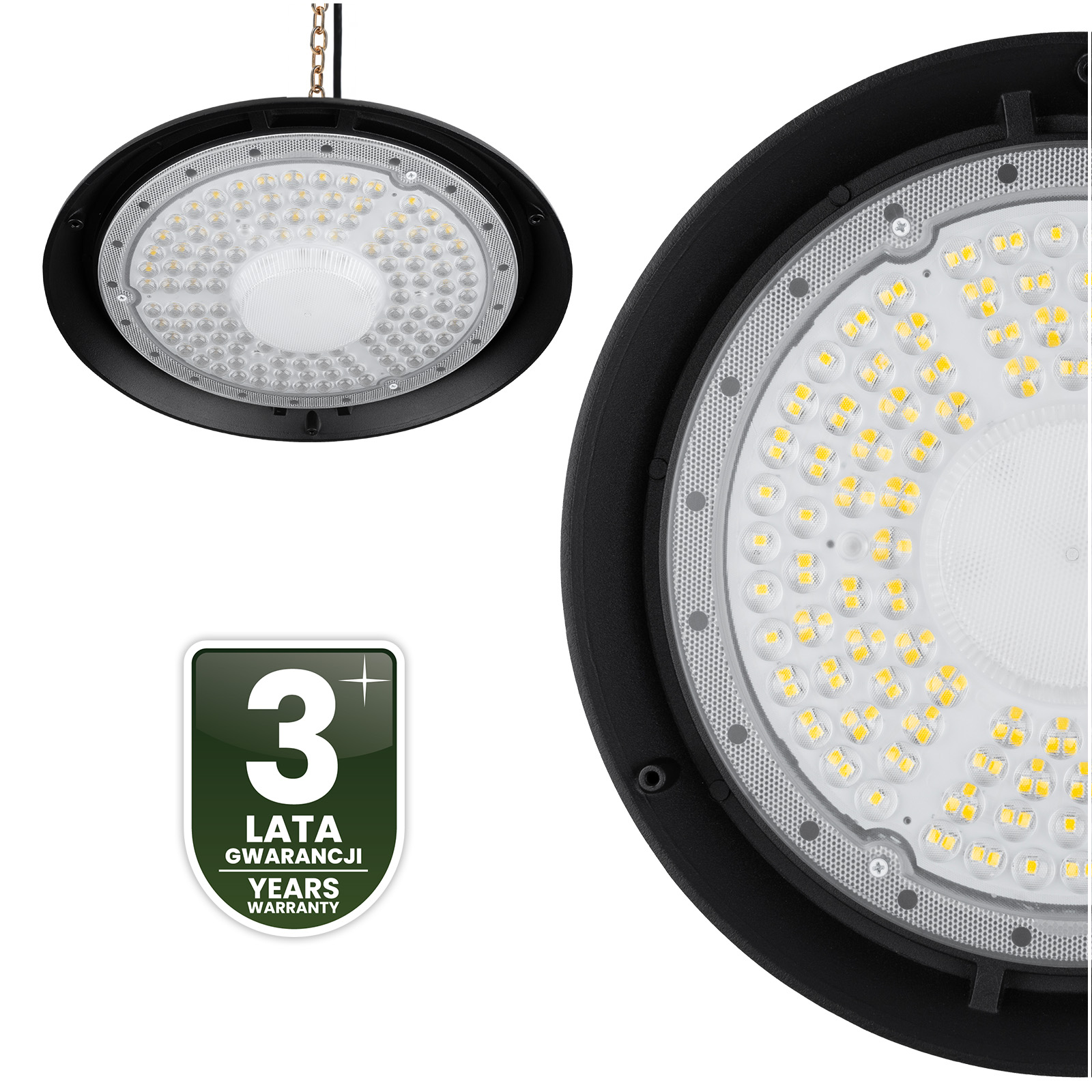 Lampa LED Przemysłowa HIGH BAY Produkcyjna 150W 4000K IP65 do Magazynu BLITZ LUMILED - czwarta cecha produktu