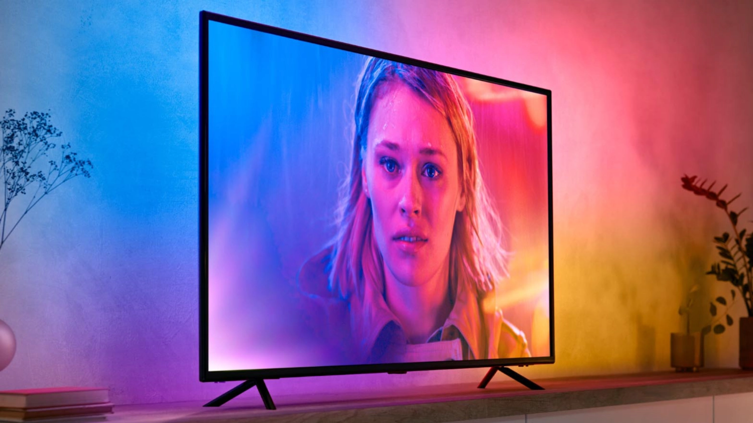 Taśma LED Pasek na Telewizor TV 75"""" Gradient 20W 1100lm IP20 White and Color Ambiance RGB + TW Inteligentna SMART Zigbee Bluetooth Gradient TV Strip Philips HUE - pierwsza cecha produktu