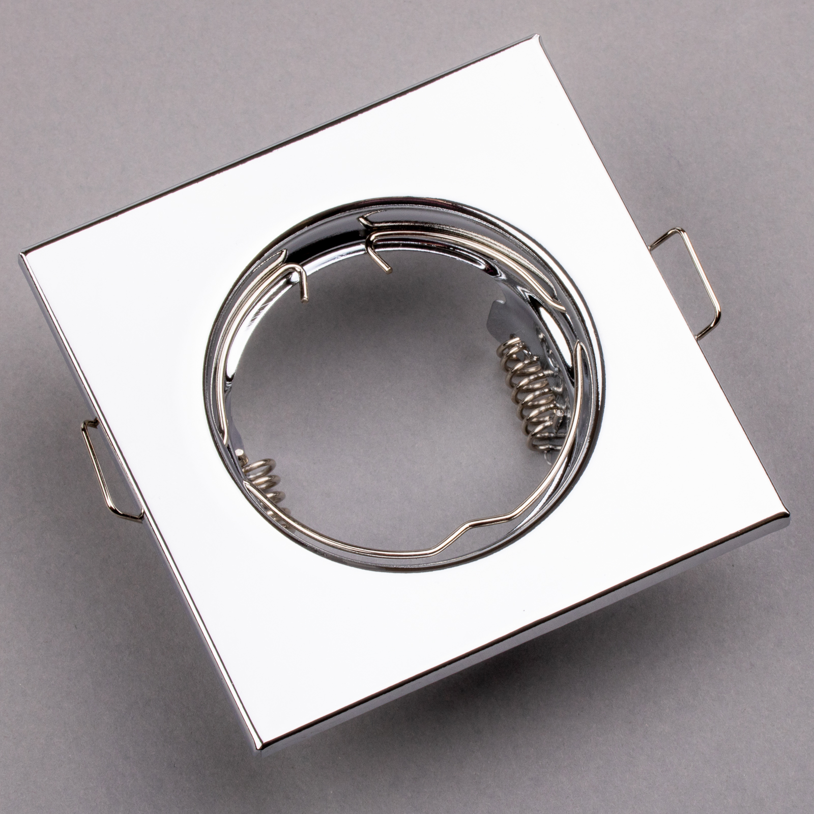 6x Oprawa Halogenowa Podtynkowa Stała Kwadrat PAVO Chrom Blacha MR16 GU10 LUMILED - pierwsza cecha produktu