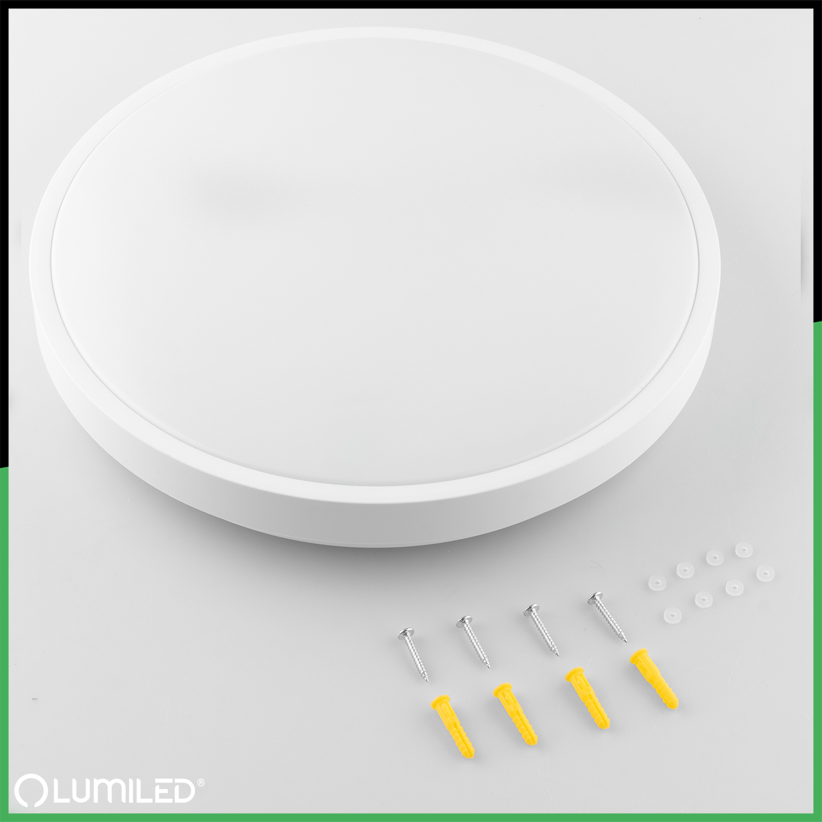 Plafon LED Lampa Sufitowa Natynkowa 24W 4000K CELIS Okrągły IP44 Biały Ring ALS LUMILED - skład produktu