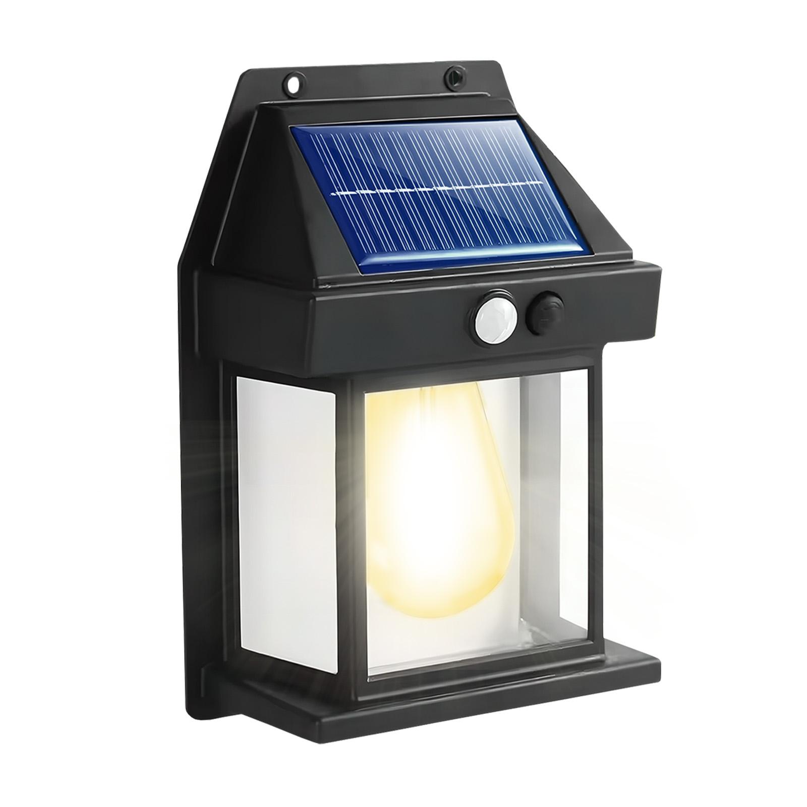 Kinkiet Solarny Lampa Elewacyjna LED 3000K IP44 Czujnik Ruchu i Zmierzchu DONA LUMILED - pierwsza cecha produktu