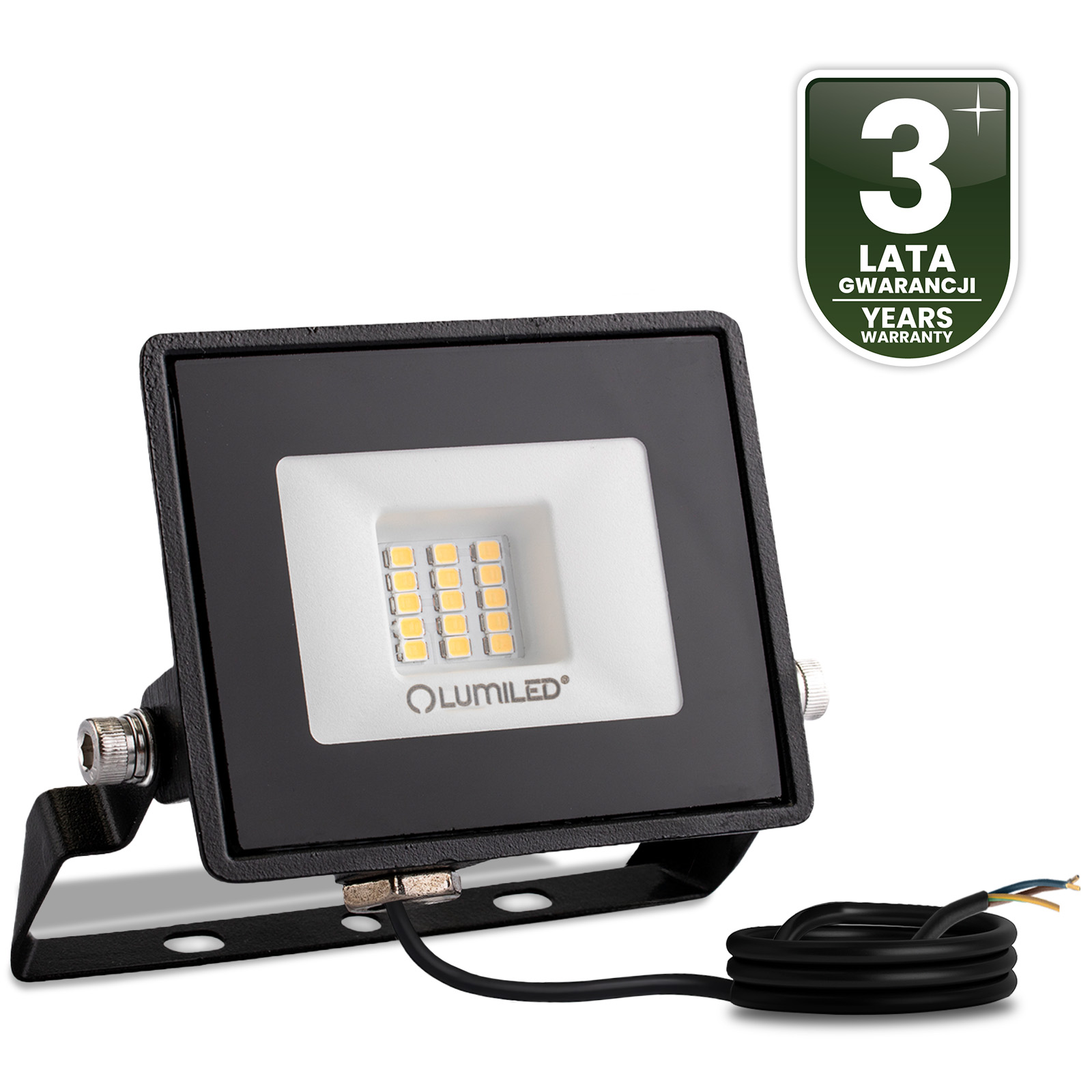 Naświetlacz LED ZUNA2 10W 900lm 4000K IP65 Czarny LUMILED - czwarta cecha produktu