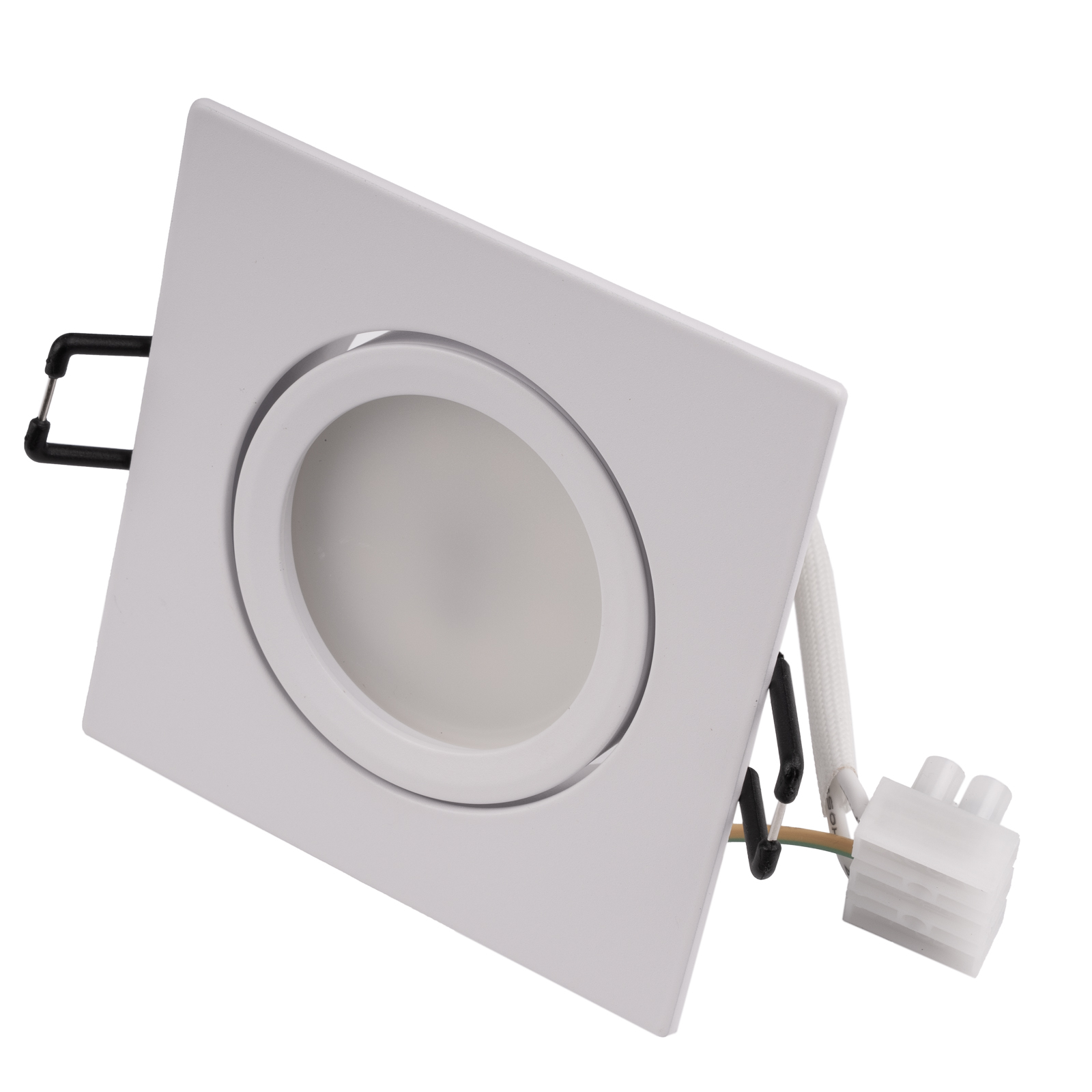 Oprawa Halogenowa Podtynkowa Kwadratowa Ruchoma TRIX 3w1 GU10 6W 3000K BIAŁY MAT LUMILED - druga cecha produktu