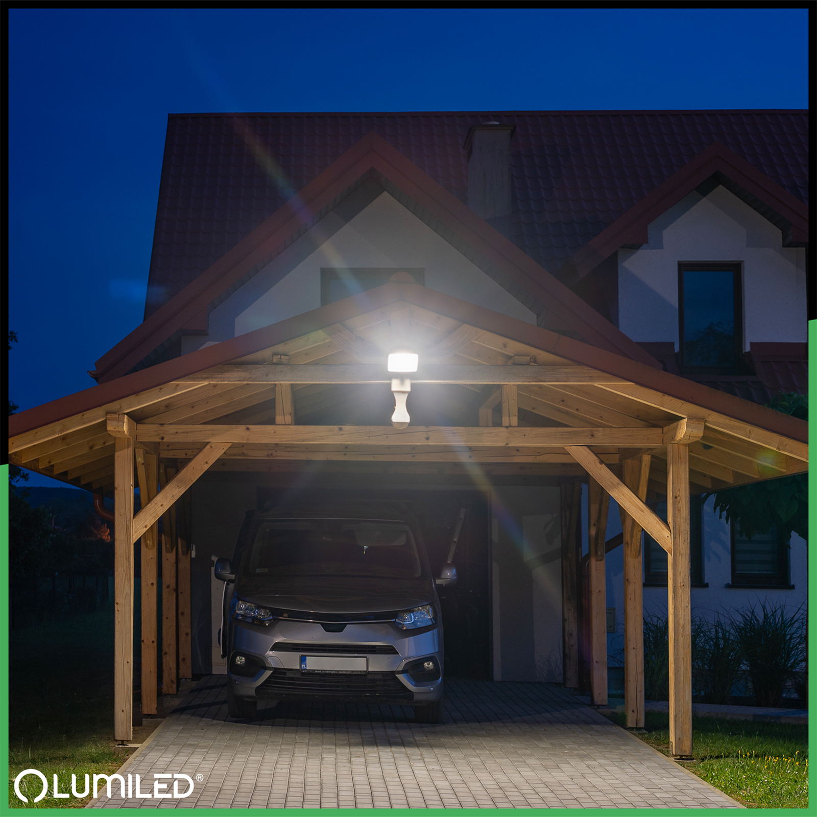 Naświetlacz LED Zewnętrzny BRIGHT Wodoodporny 50W 5500lm 4000K IP65 LUMILED - obszar zastosowań