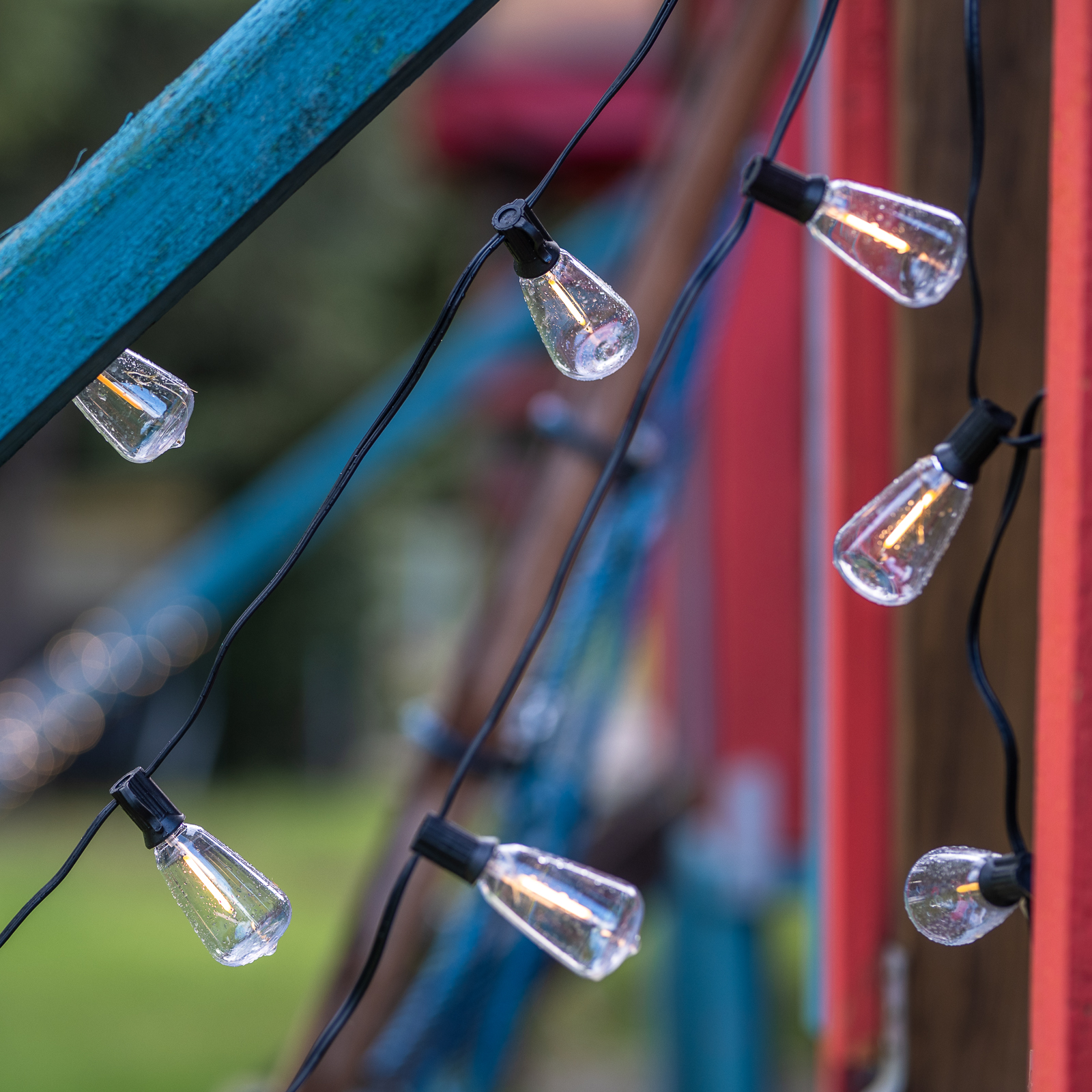 Girlanda Solarna Ogrodowa 40x LED Ozdobne Żarówki 14,5m 2700K Ciepła + Pilot PYRIS LUMILED - obszar zastosowań