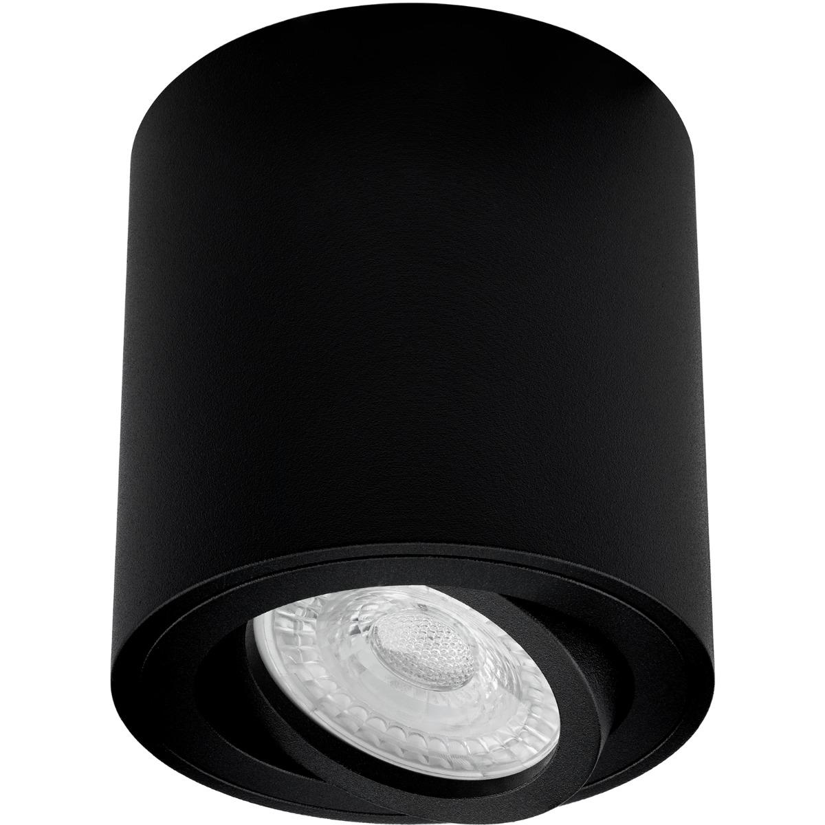Oprawa Natynkowa HALOGENOWA Spot Tuba Ruchoma GU10 Okrągła Czarna 84mm AMAT-M LUMILED - trzecia cecha produktu