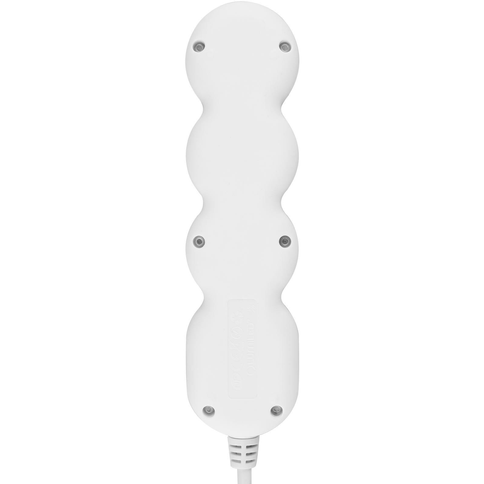 Przedłużacz Sieciowy Kabel z Uziemieniem Listwa Zasilająca 4 Gniazda 3m Biały Sznur Lendo Lumiled - druga cecha produktu