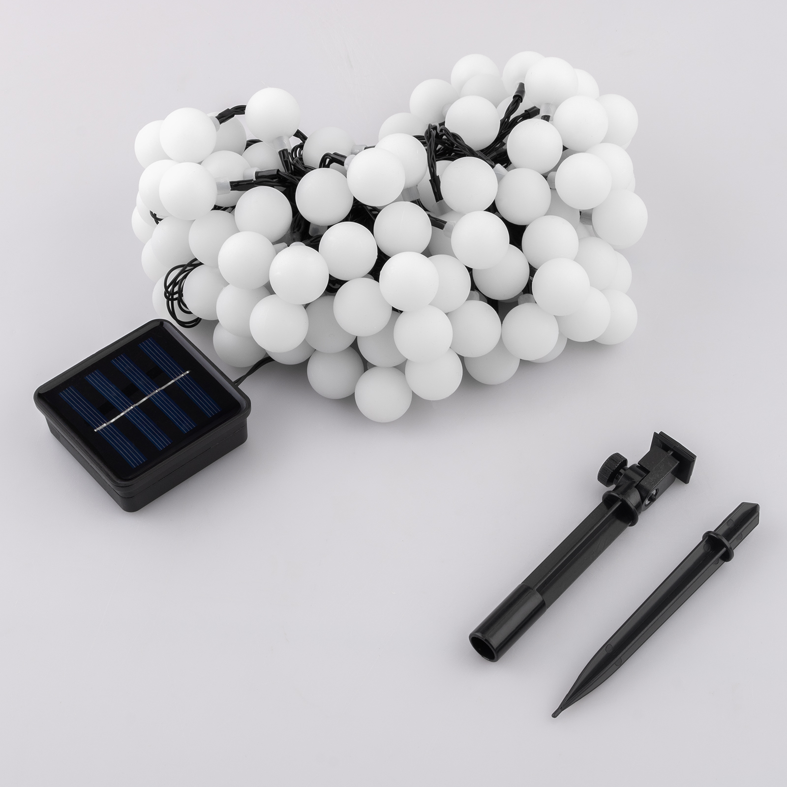 Girlanda Solarna Ogrodowa Lampki Solarne 100x Żarówka LED Ozdobne Kulki 16m 3000K SOLIX LUMILED - skład produktu