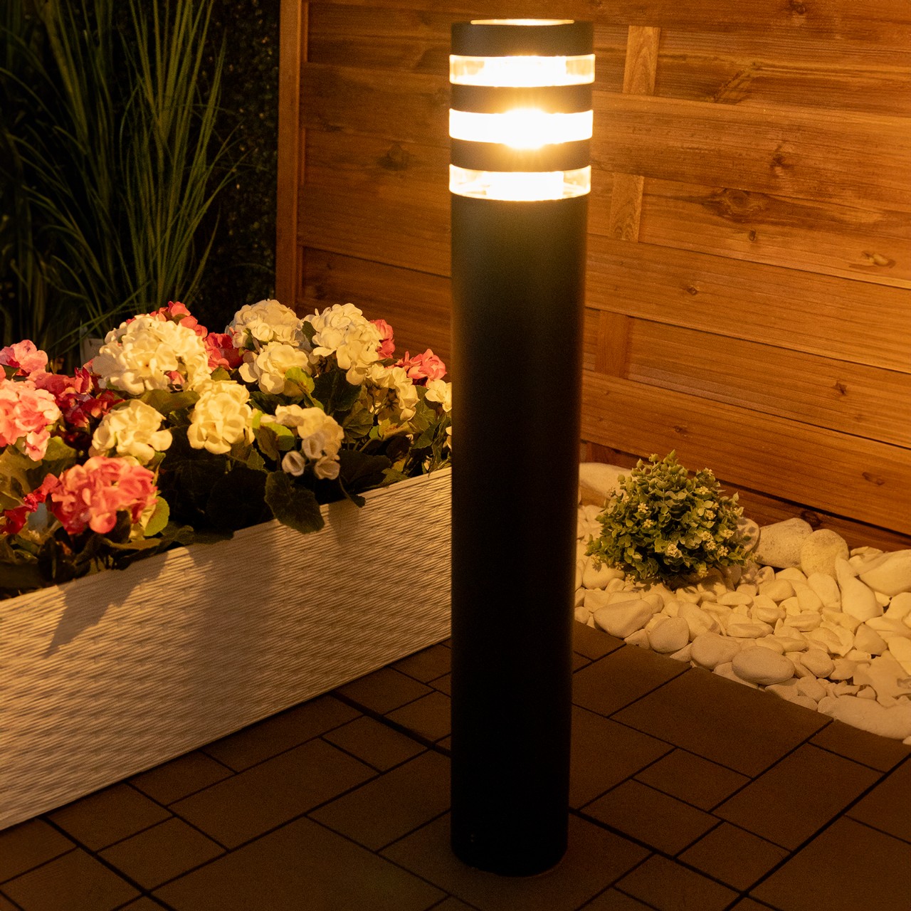 Lampa Ogrodowa Słupek Zewnętrzny Stojący E27 LED RINGO 60cm LUMILED - druga cecha produktu