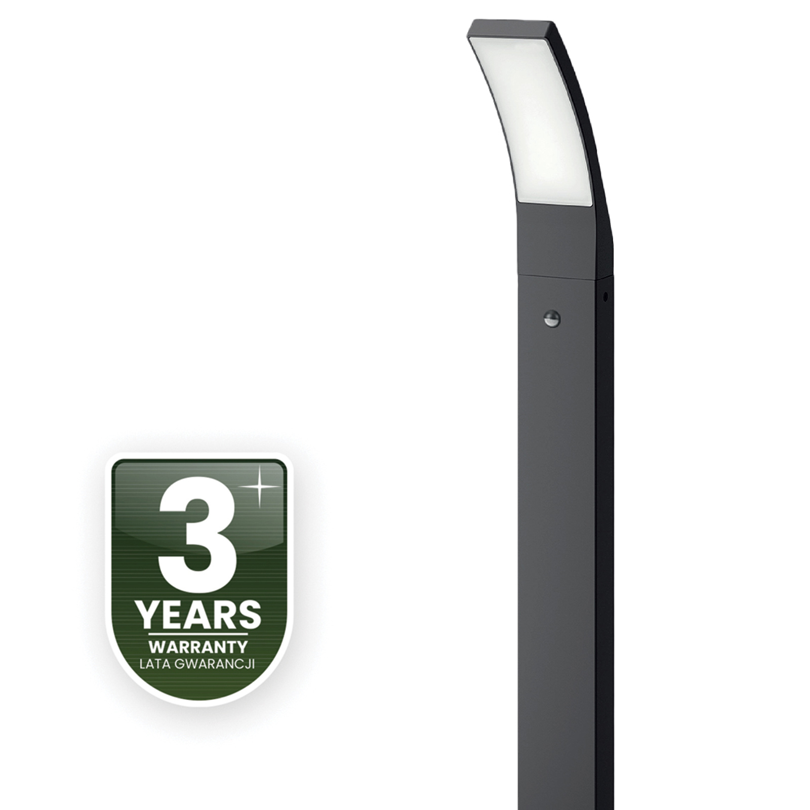 Lampa Ogrodowa Słupek Zewnętrzny Stojący 11W LED 4000K Czujnik Ruchu ANVES 80cm LUMILED - czwarta cecha produktu