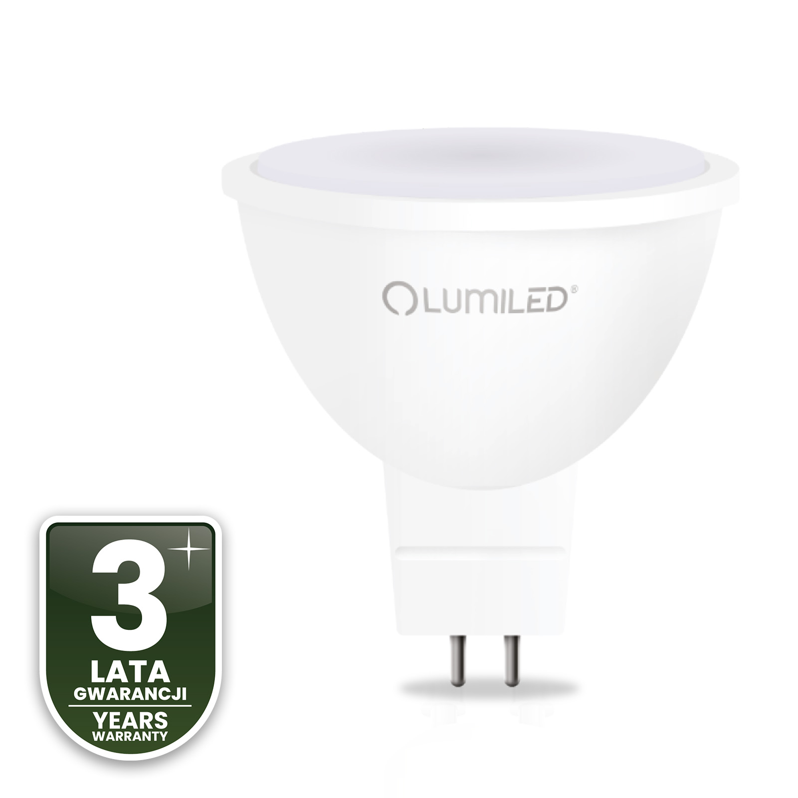10x Żarówka LED GU5.3 Reflektor MR16 6W = 50W 580lm 6500K Zimna 120° LUMILED - czwarta cecha produktu