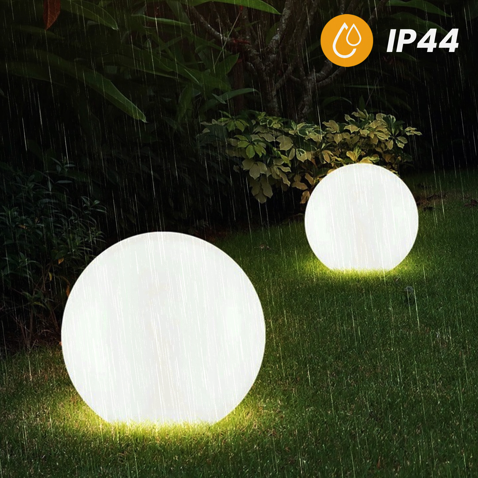 Lampa Solarna Ogrodowa LED 6500K IP44 30cm Wbijana Biała Kulka ATRIS LUMILED - czwarta cecha produktu