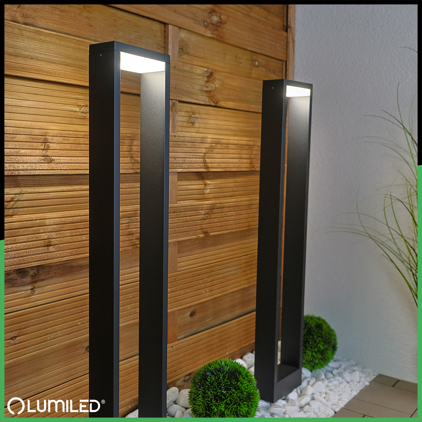 Lampa Ogrodowa Słupek Zewnętrzny Stojący LED 10W HOSTA 80cm LUMILED - obszar zastosowań