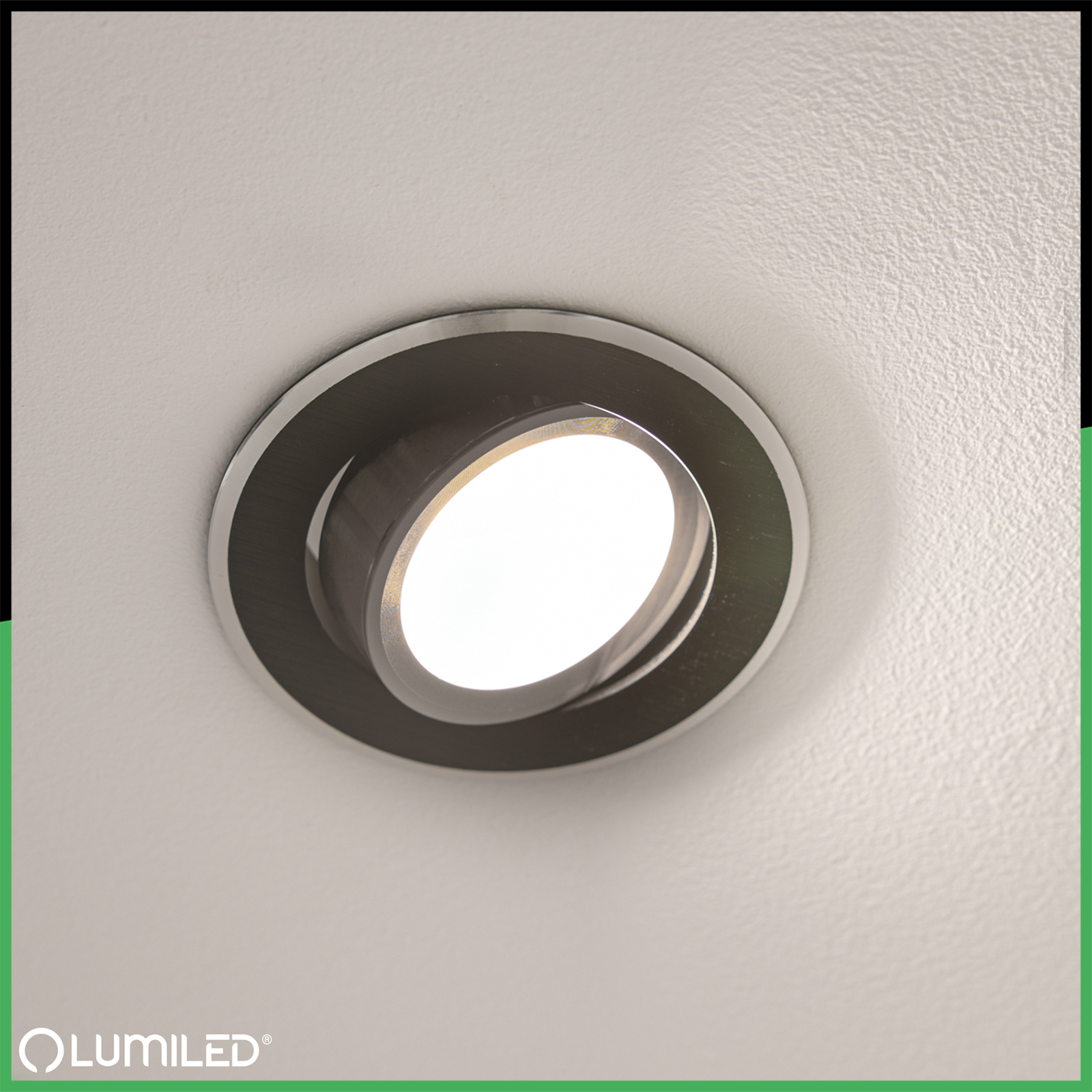 Oprawa Halogenowa Podtynkowa Lampa Sufitowa Okrągła Ruchoma GU10 MR16 Czarna TRIAM LUMILED - trzecia cecha produktu