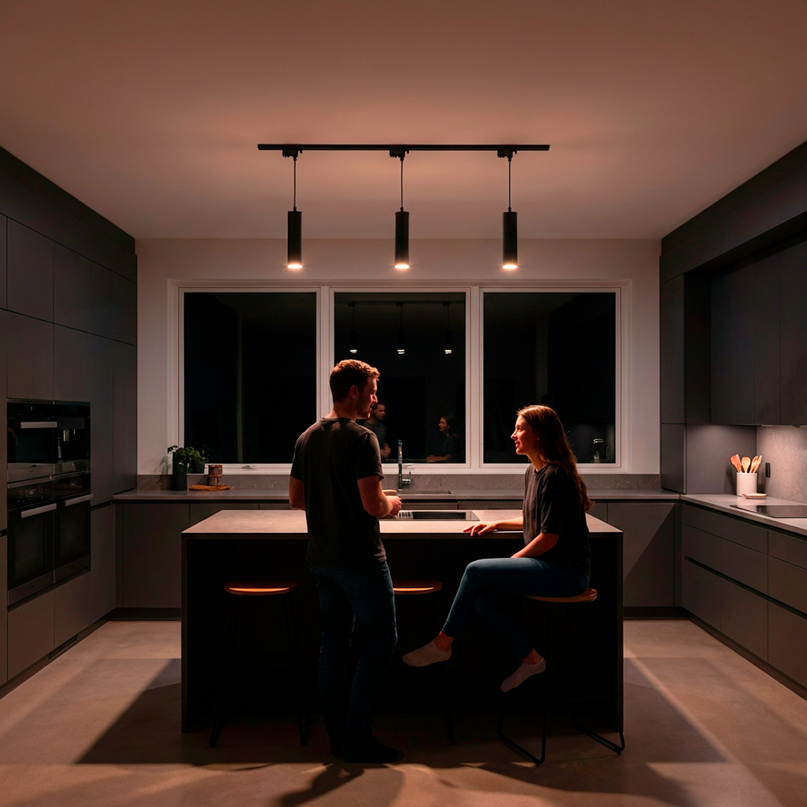 Lampa Sufitowa Szynoprzewód Szyna Zwis Reflektor Szynowy GU10 LED ADERO Czarny LUMILED - obszar zastosowań