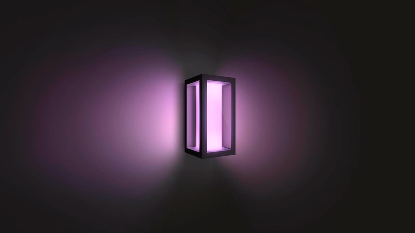 Kinkiet Ogrodowy LED Lampa Zewnętrzna Elewacyjna 15.8W 1180lm IP44 White and Color Ambiance RGB + TW Czarna Inteligentna SMART Zigbee Bluetooth Impress Philips HUE - pierwsza cecha produktu