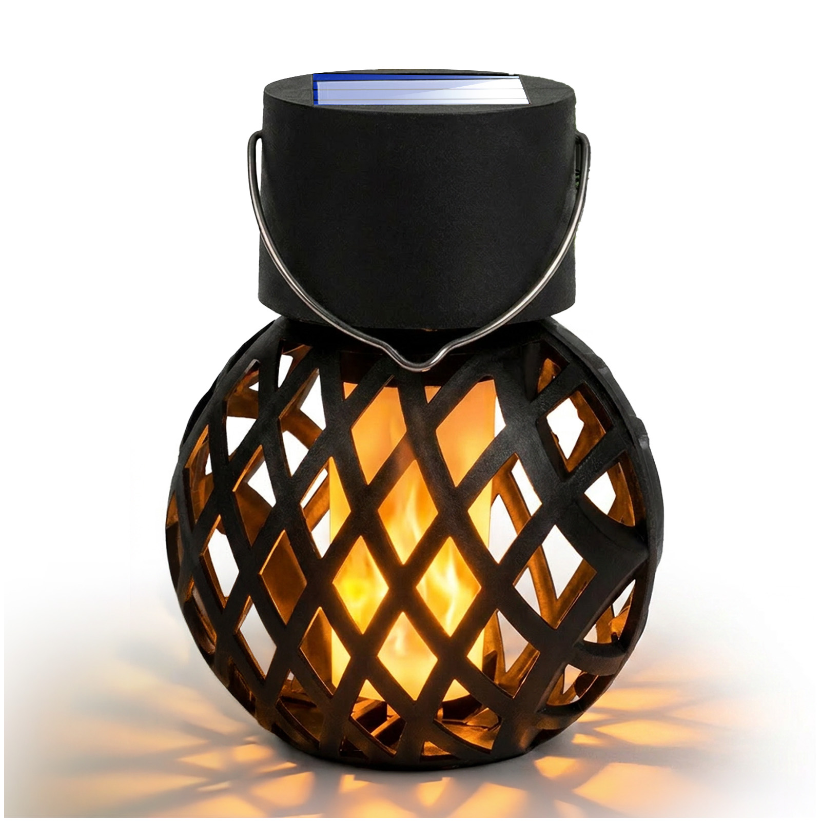 Lampa Solarna LED Lampion Kulka Latarenka Ogrodowa IP44 1800K LUMILED - główne zdjęcie produktu