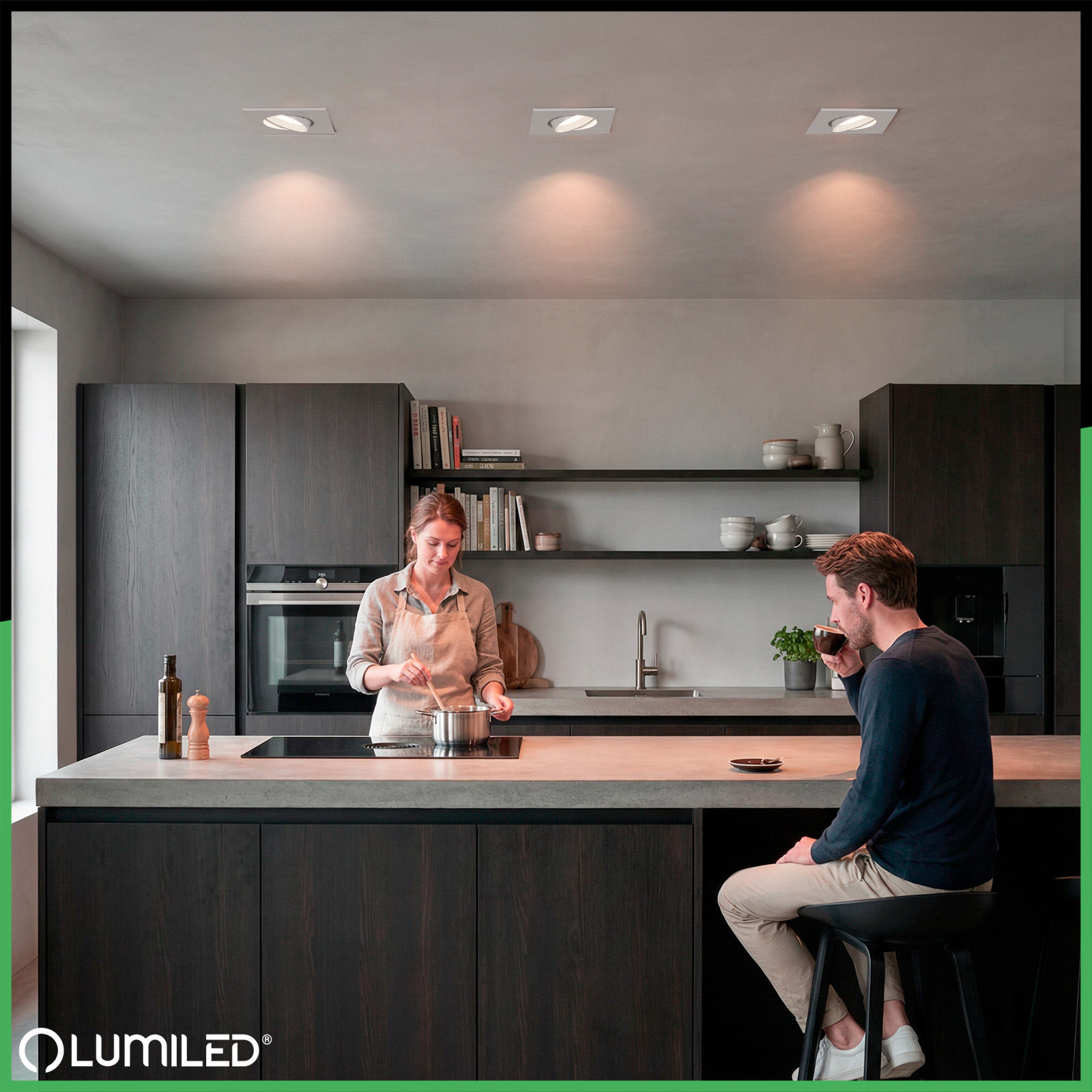 Oprawa Halogenowa Podtynkowa Ruchoma Kwadratowa Biała GU10 MR16 VENTUS Lumiled - obszar zastosowań