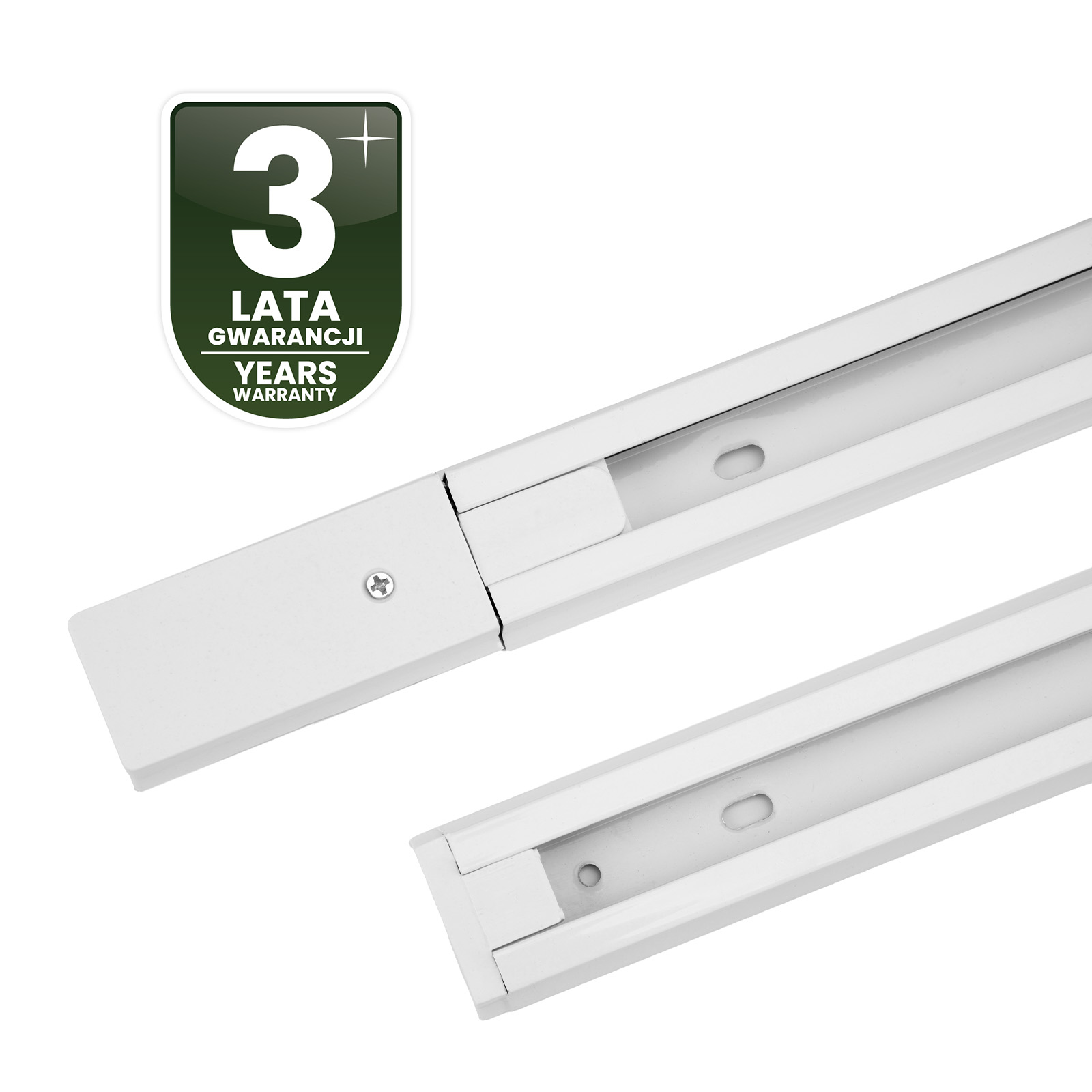 Szynoprzewód Biały Jednofazowy Aluminiowy Szyna Do Reflektorów Szynowych 100cm LUMILED - czwarta cecha produktu
