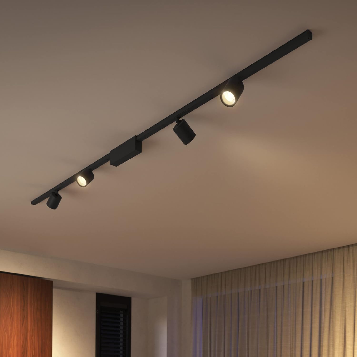 Reflektor Szynowy LED 5.2W 510lm IP20 White and Color Ambiance RGB + TW Czarna Inteligentna SMART Zigbee Bluetooth Perifo Philips HUE - obszar zastosowań