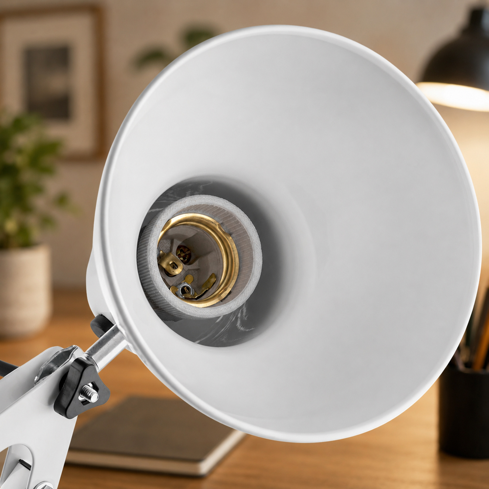 Lampka Biurkowa Kreślarska Stołowa E27 TOBI Biała Lumiled + uchwyt na blat - druga cecha produktu