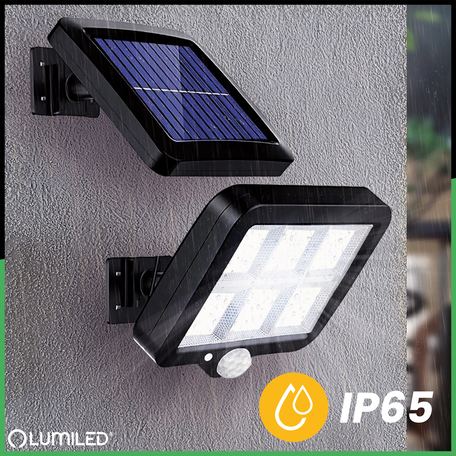 Naświetlacz Solarny LED Halogen Lampa Ogrodowa 6500K IP65 Czujnik Ruchu i Zmierzchu DECRO LUMILED - trzecia cecha produktu