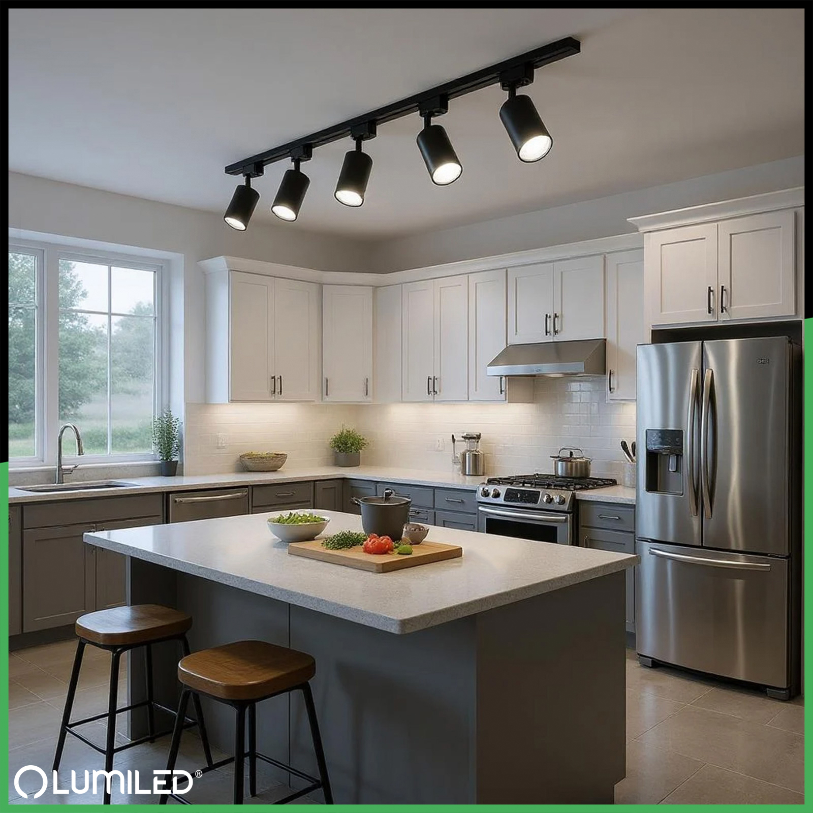 Reflektor Szynowy GU10 Czarny RITI Lampa do Szynoprzewodów Jednofazowych LUMILED - obszar zastosowań