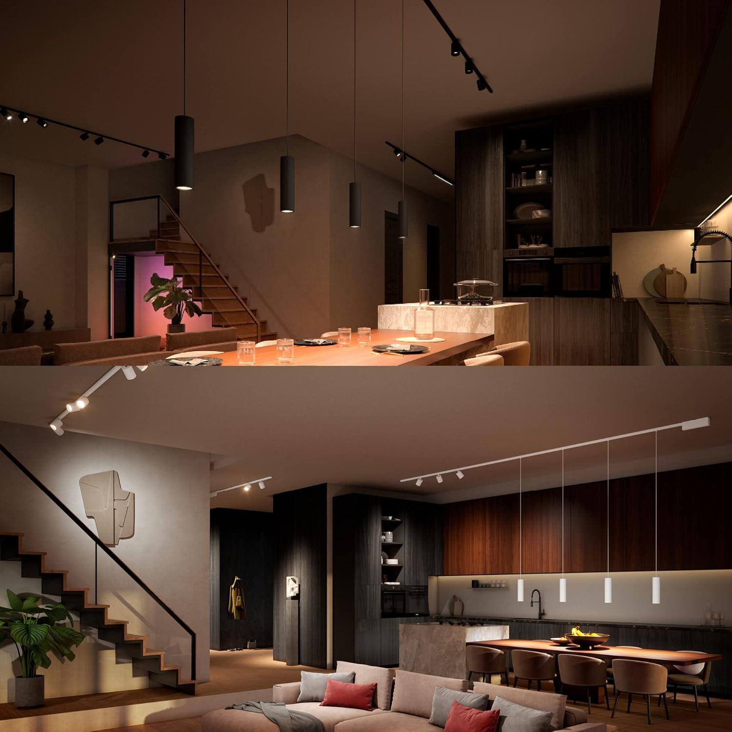 Złącze Szynowe Proste Czarne Perifo Philips HUE - obszar zastosowań