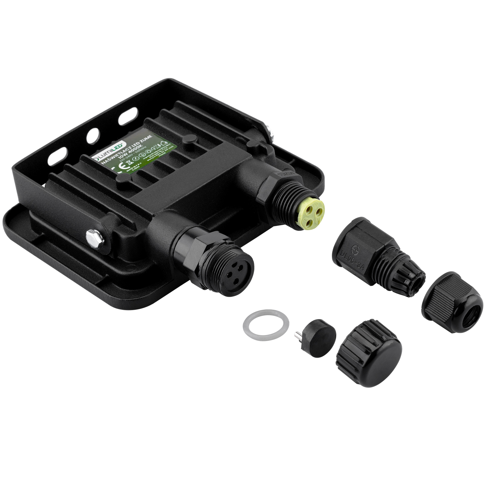 Naświetlacz LED ZUME 10W 1100lm 4000K IP65 Czarny Advanced Lighting Series LUMILED - druga cecha produktu