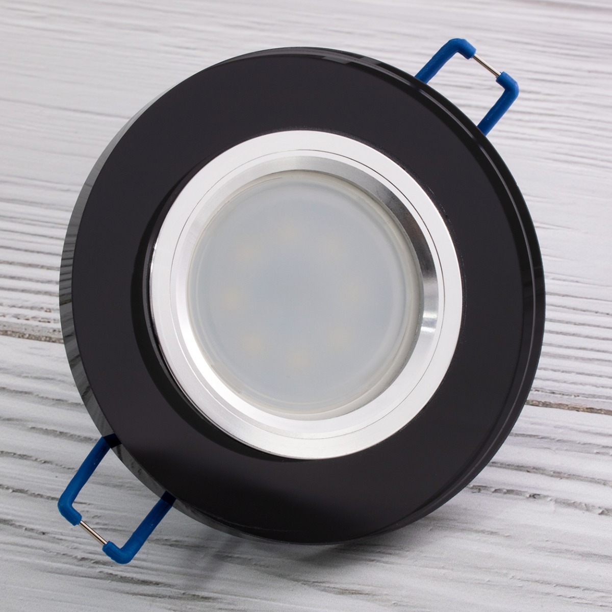 Oprawa halogenowa SZKLANA Sufitowa LED GU10 MR16 stała Okrągła Ariel czarna - druga cecha produktu