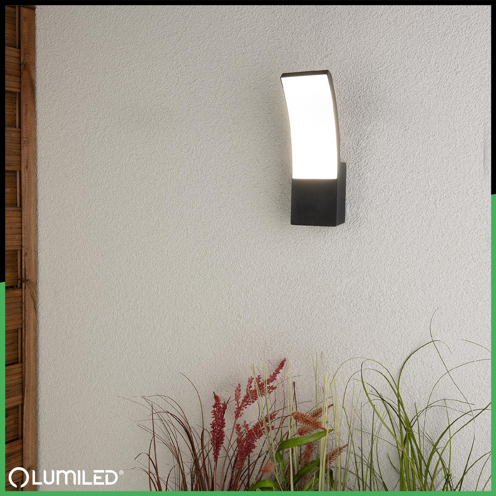 Lampa Ogrodowa Zewnętrzna Kinkiet Elewacyjny LED 12W 4000K AGOS LUMILED - obszar zastosowań
