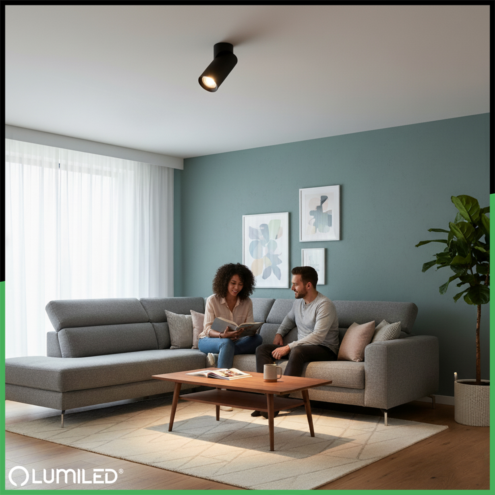 Lampa Sufitowa Plafon SPOT TUBA Reflektor Oprawa Halogenowa Skośna GU10 TABULA LUMILED - obszar zastosowań