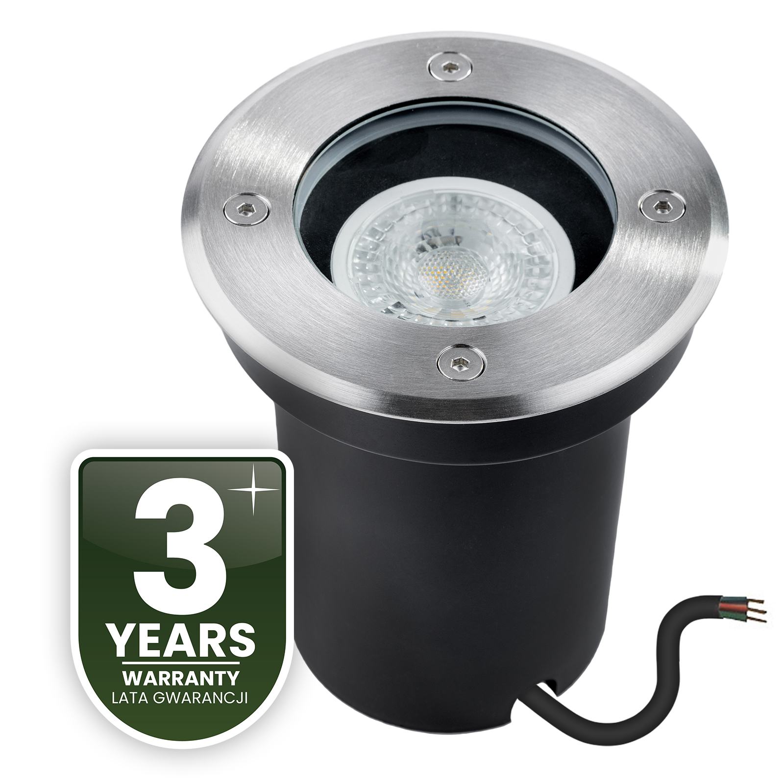 Oprawa Najazdowa Lampa Dogruntowa Wpuszczana GU10 IP65 IK09 Okrągła CATIO 2 LUMILED - czwarta cecha produktu