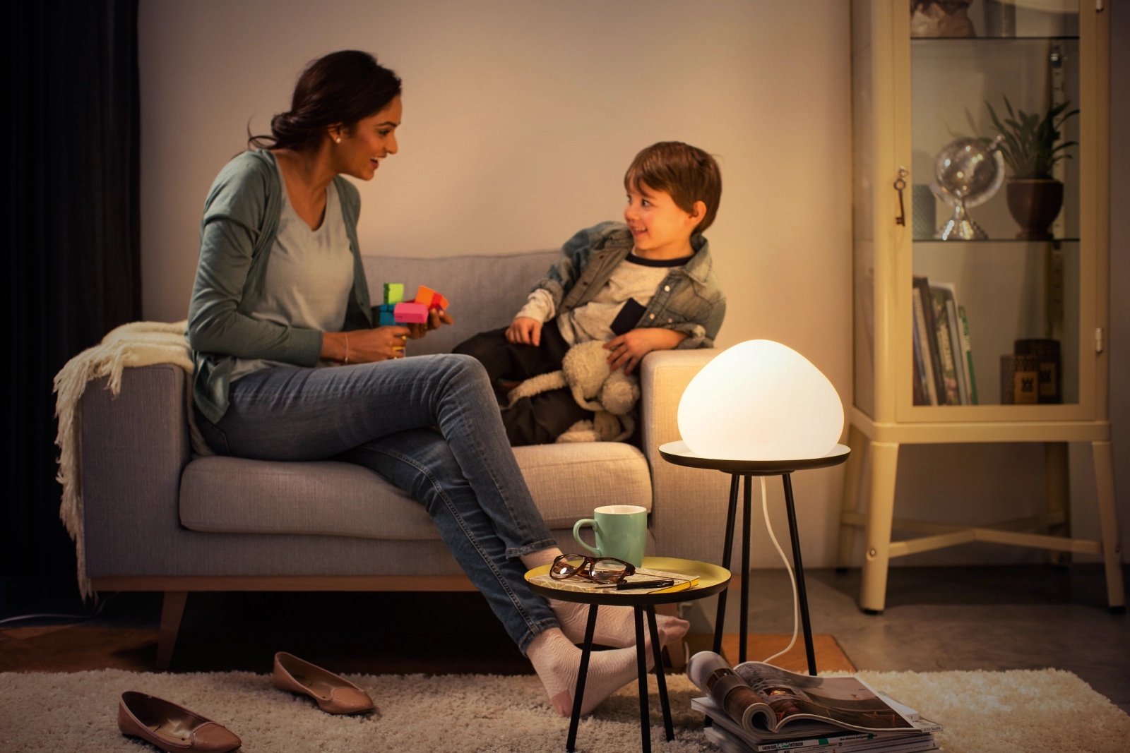 Lampka Biurkowa LED Nocna 8W 800lm IP20 White Ambiance TW Biała Inteligentna SMART Zigbee Bluetooth Wellner Philips HUE - druga cecha produktu